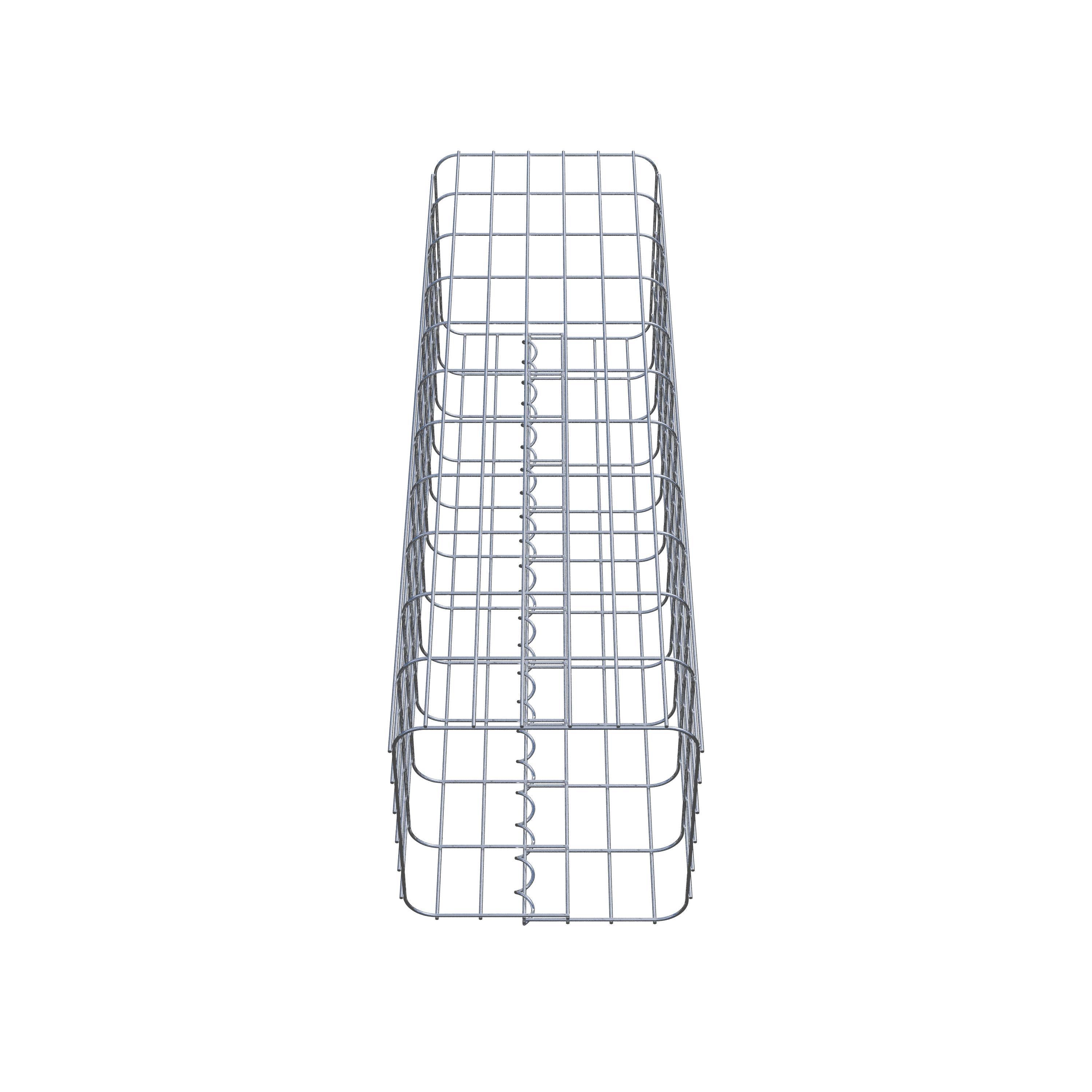 Colonne gabion 32 x 32 cm, MW 5 x 10 cm carré