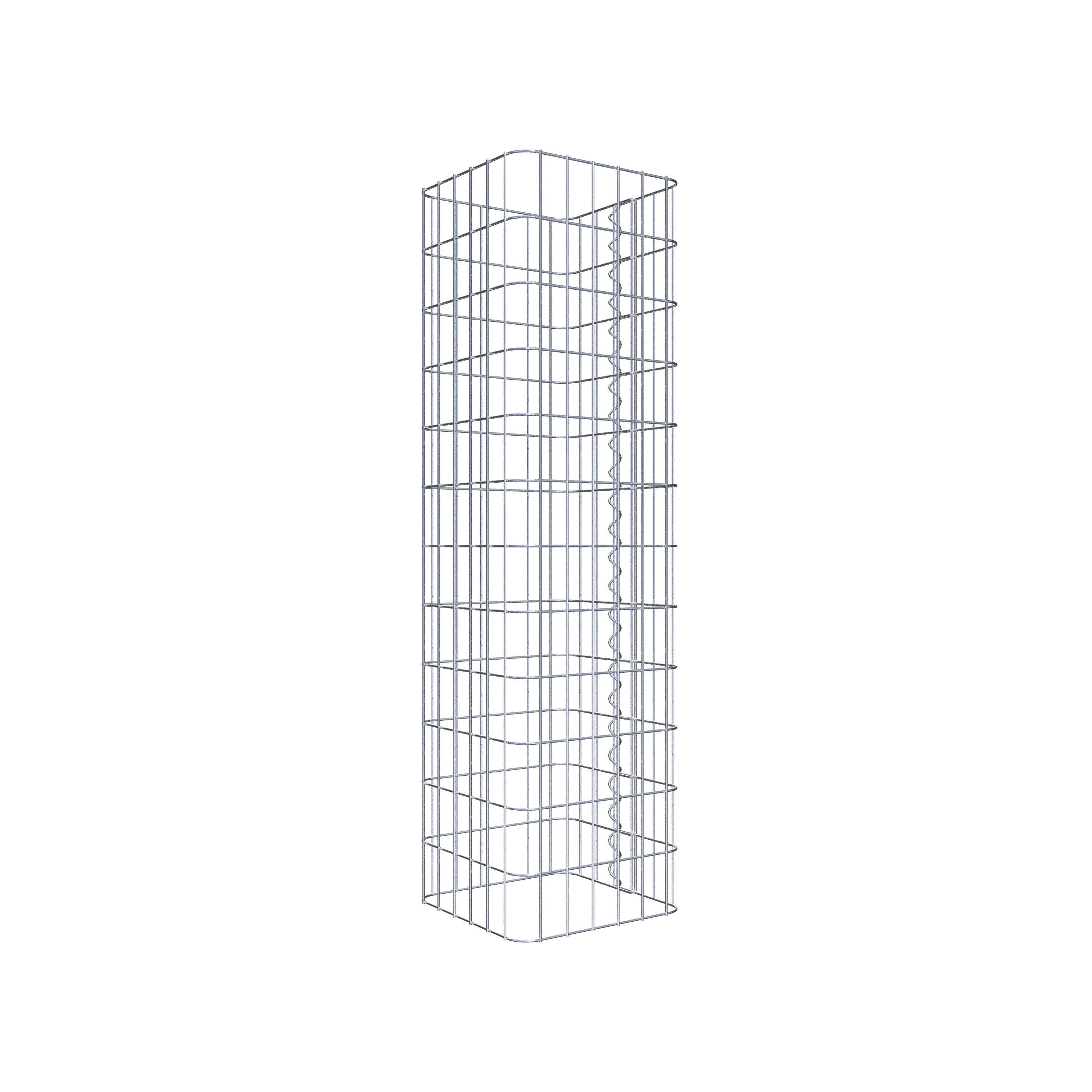 Colonne gabion 32 x 32 cm, MW 5 x 10 cm carré