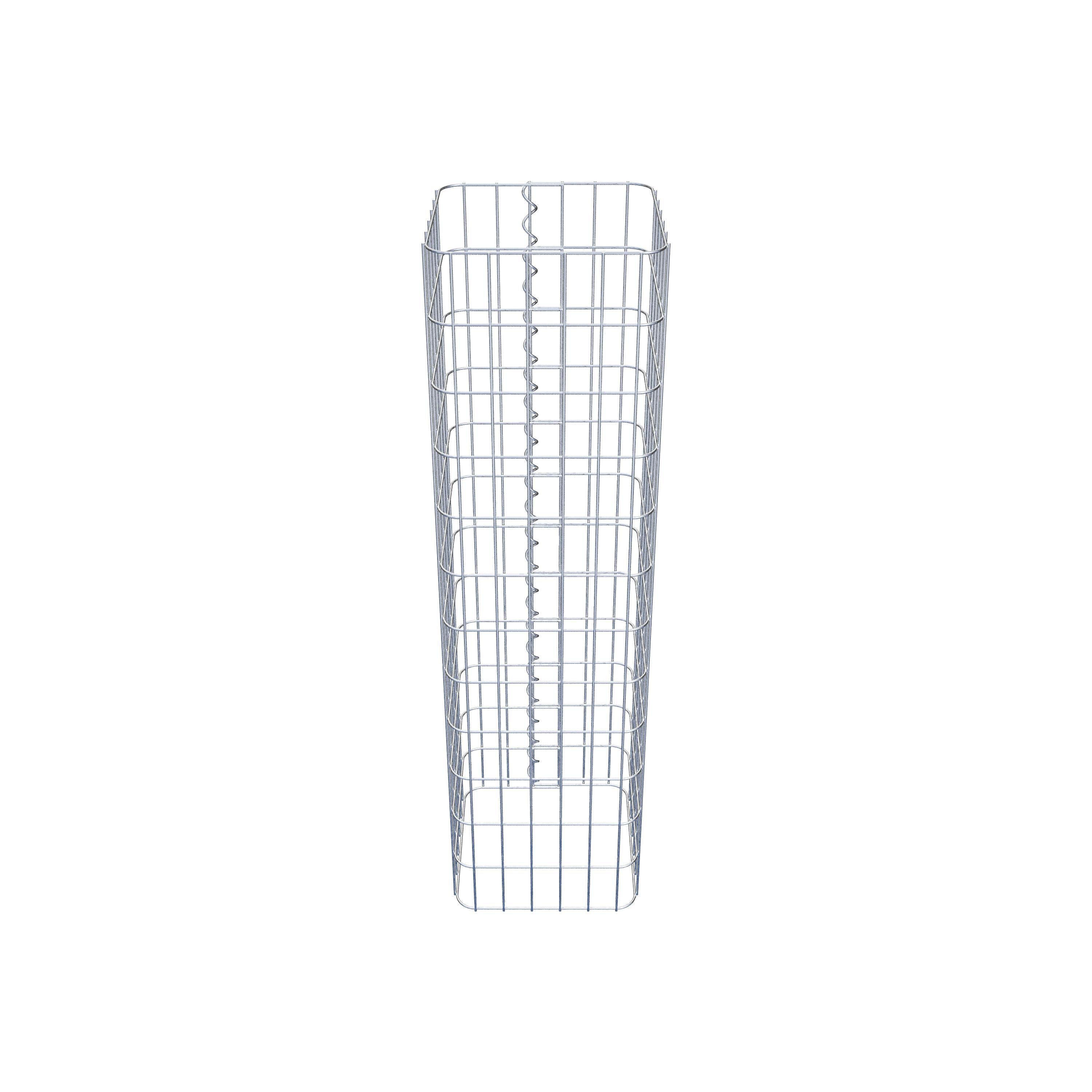 Colonne gabion 32 x 32 cm, MW 5 x 10 cm carré