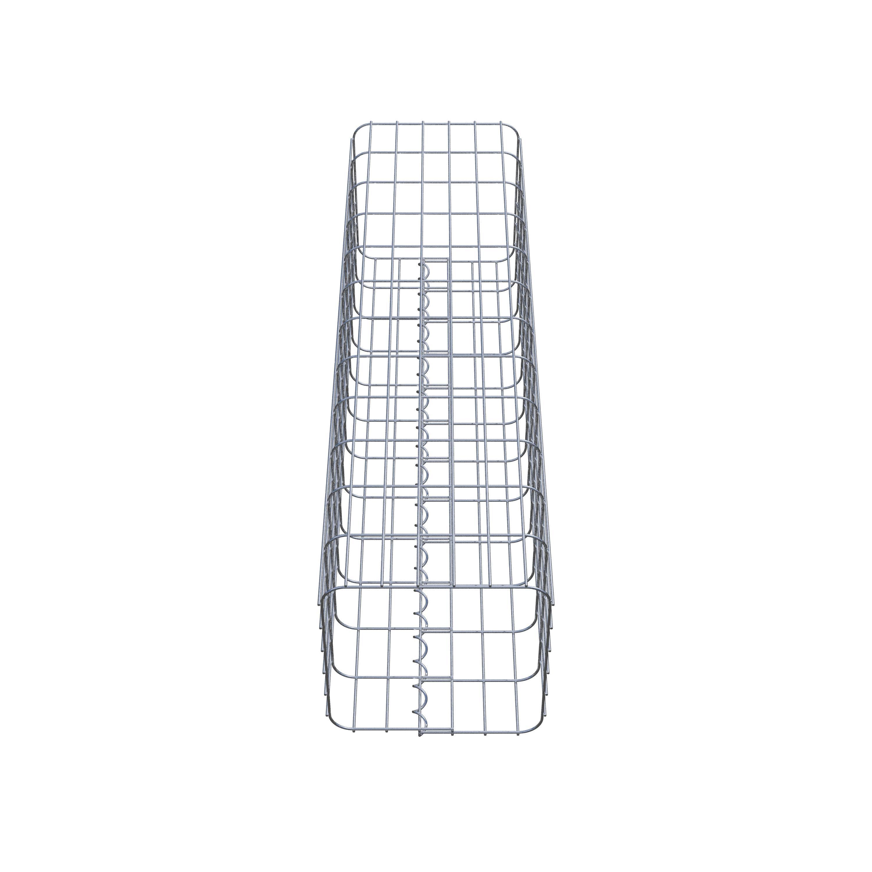 Colonne gabion 32 x 32 cm, MW 5 x 10 cm carré