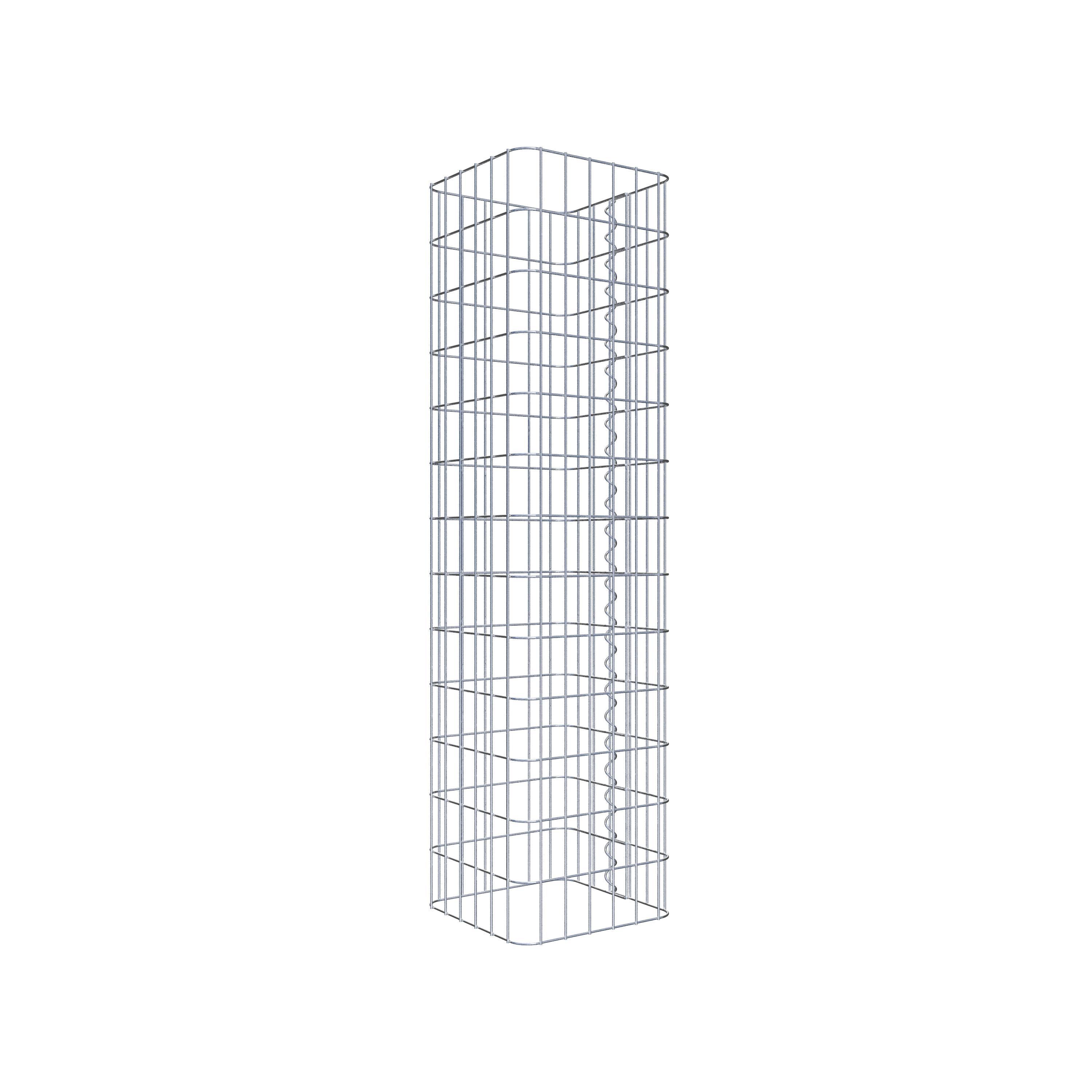 Colonne gabion 32 x 32 cm, MW 5 x 10 cm carré