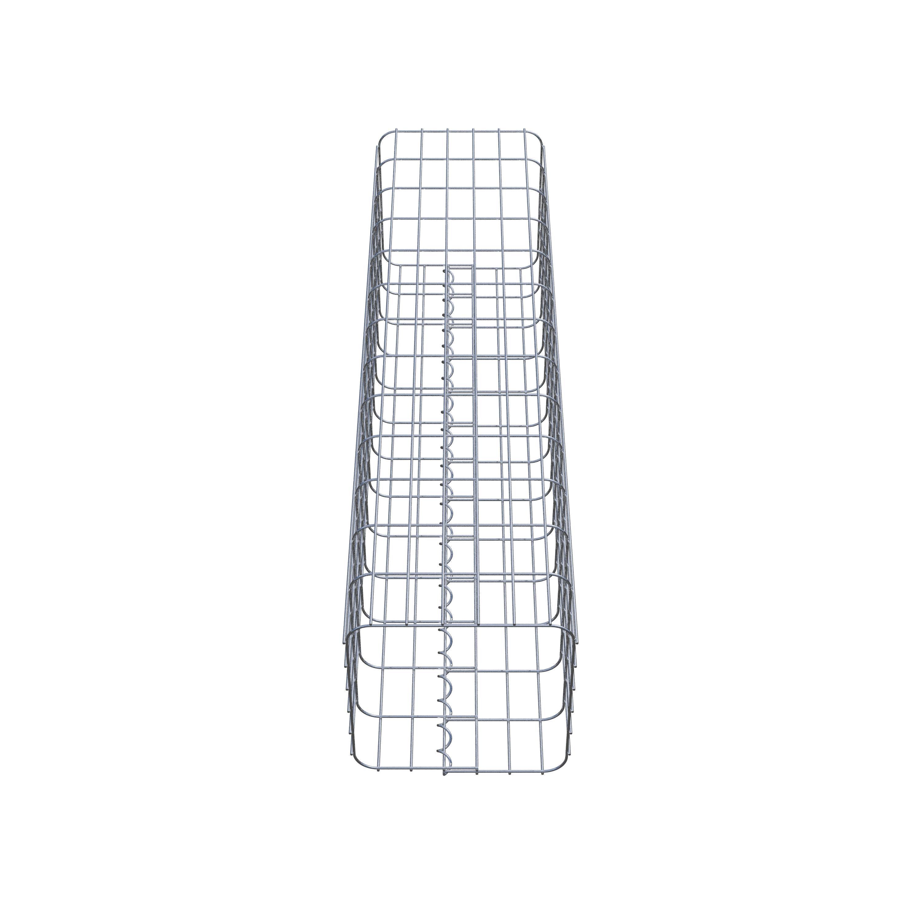 Colonne gabion 32 x 32 cm, MW 5 x 10 cm carré