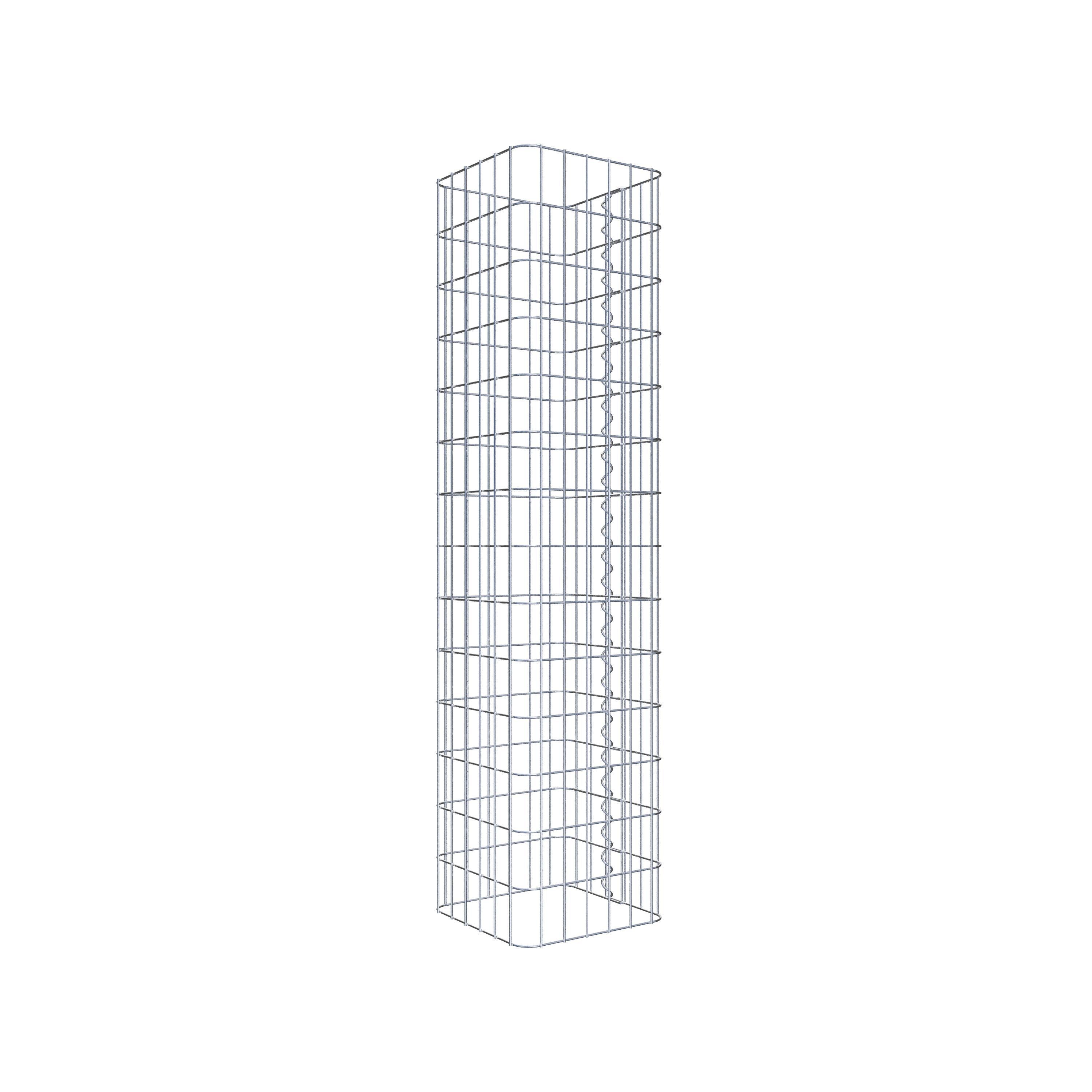 Colonne gabion 32 x 32 cm, MW 5 x 10 cm carré