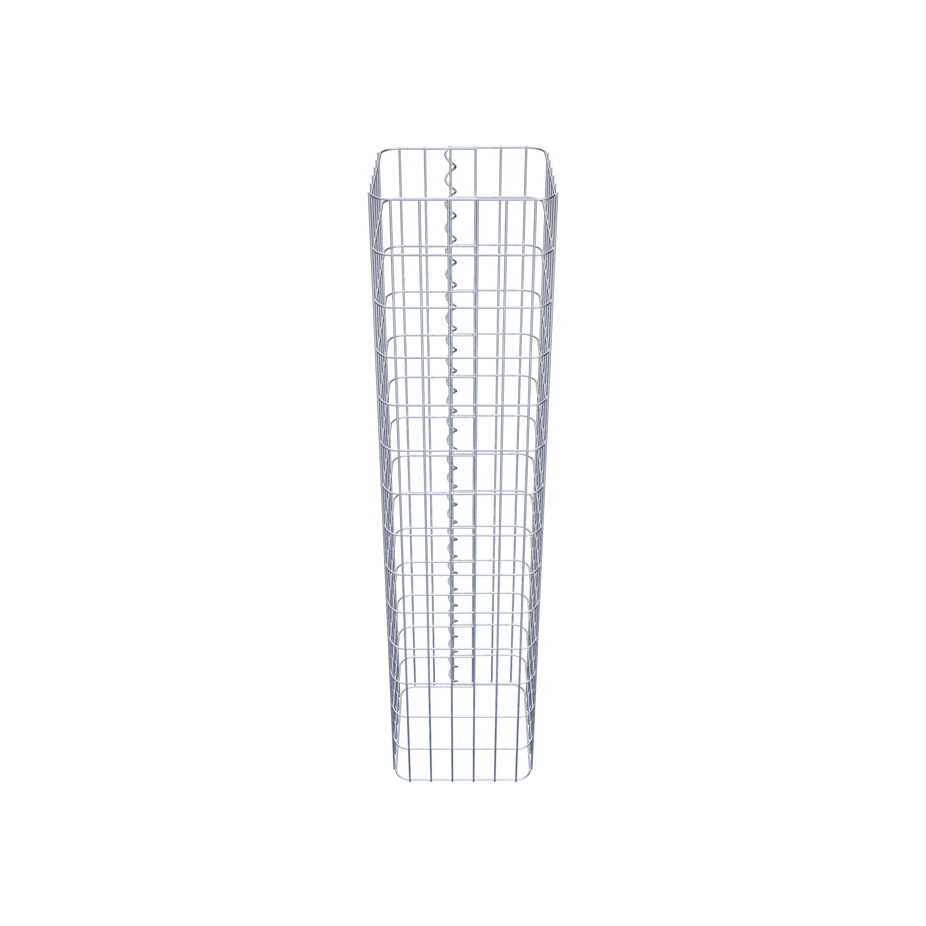 Colonne gabion 32 x 32 cm, MW 5 x 10 cm carré