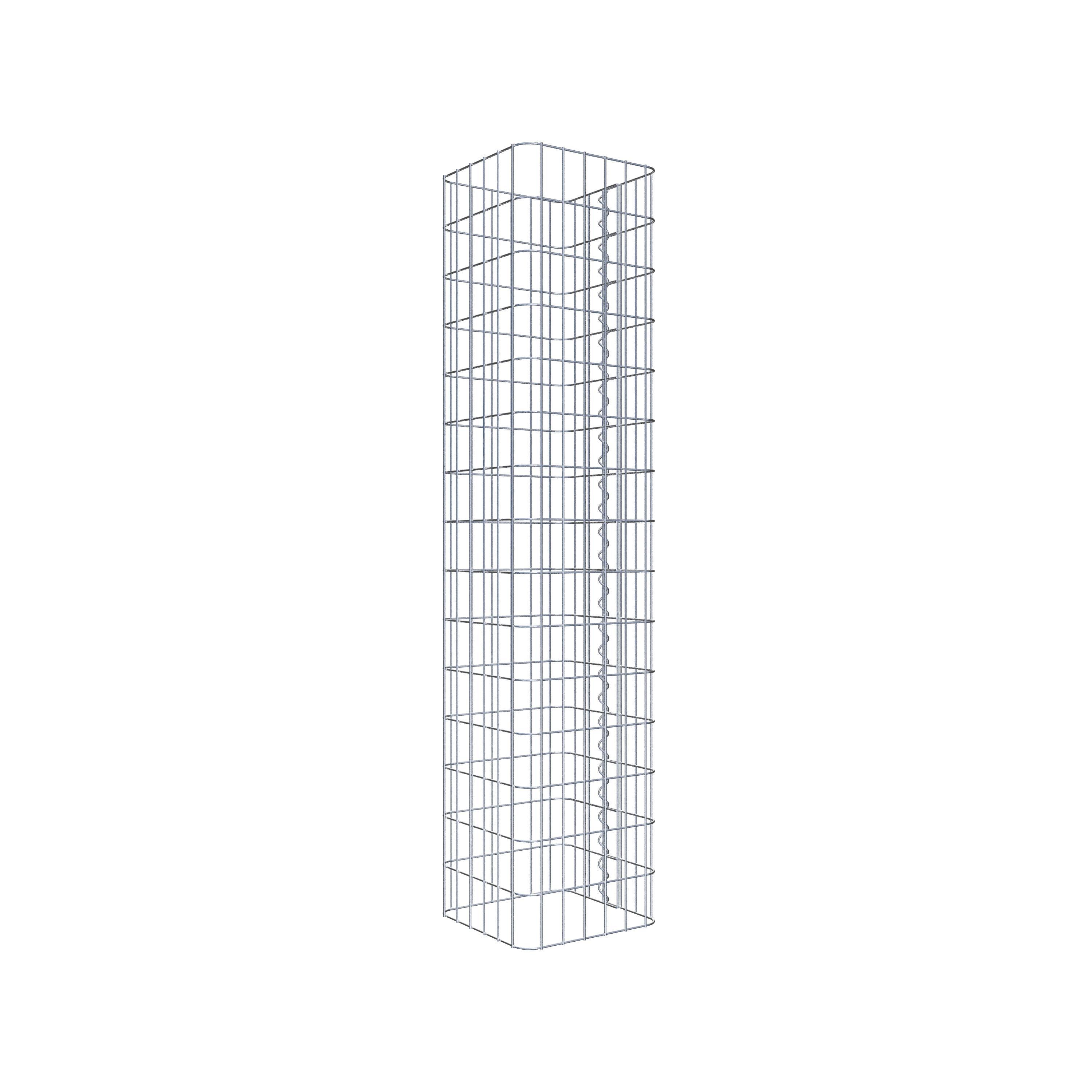 Colonne gabion 32 x 32 cm, MW 5 x 10 cm carré