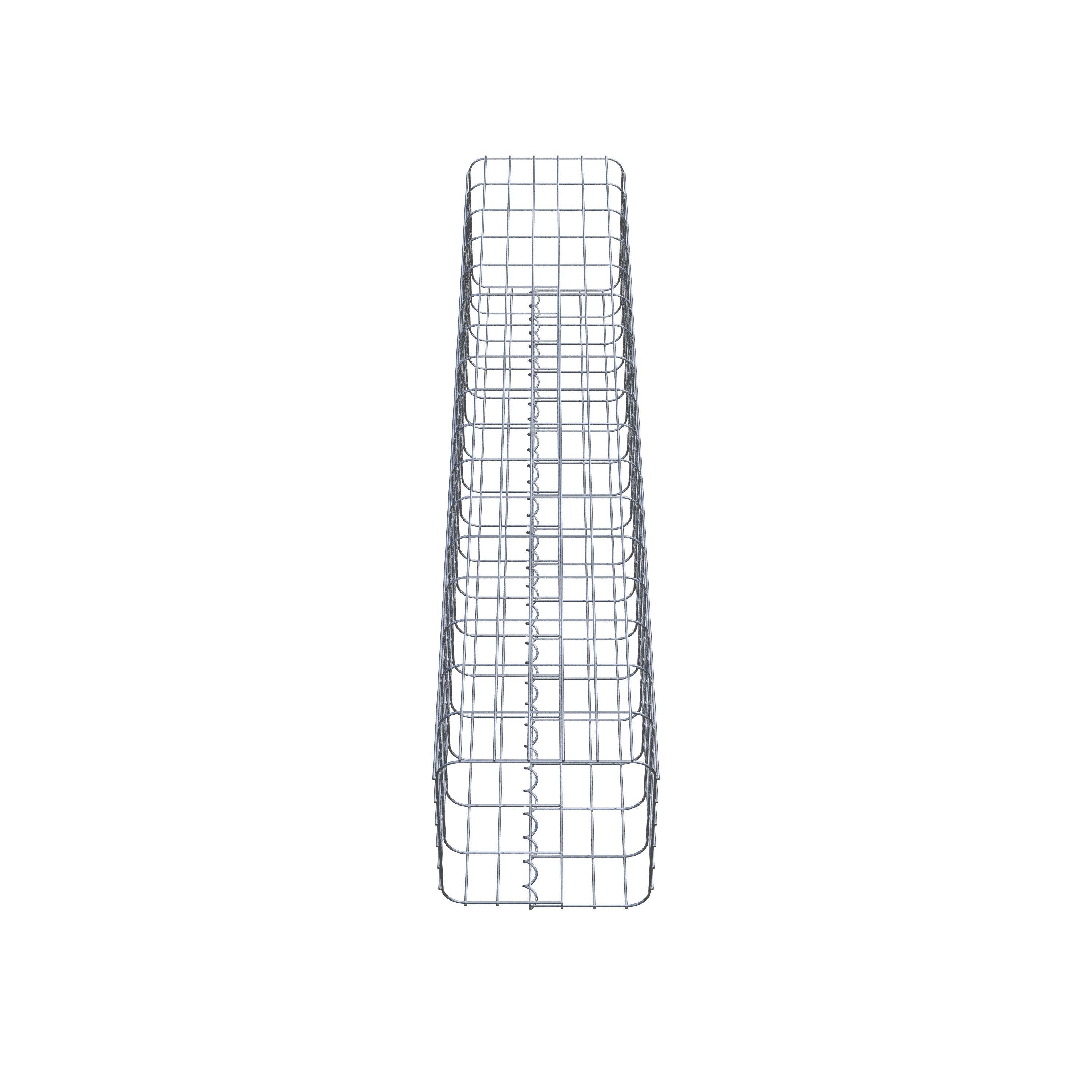 Colonne gabion 32 x 32 cm, MW 5 x 10 cm carré