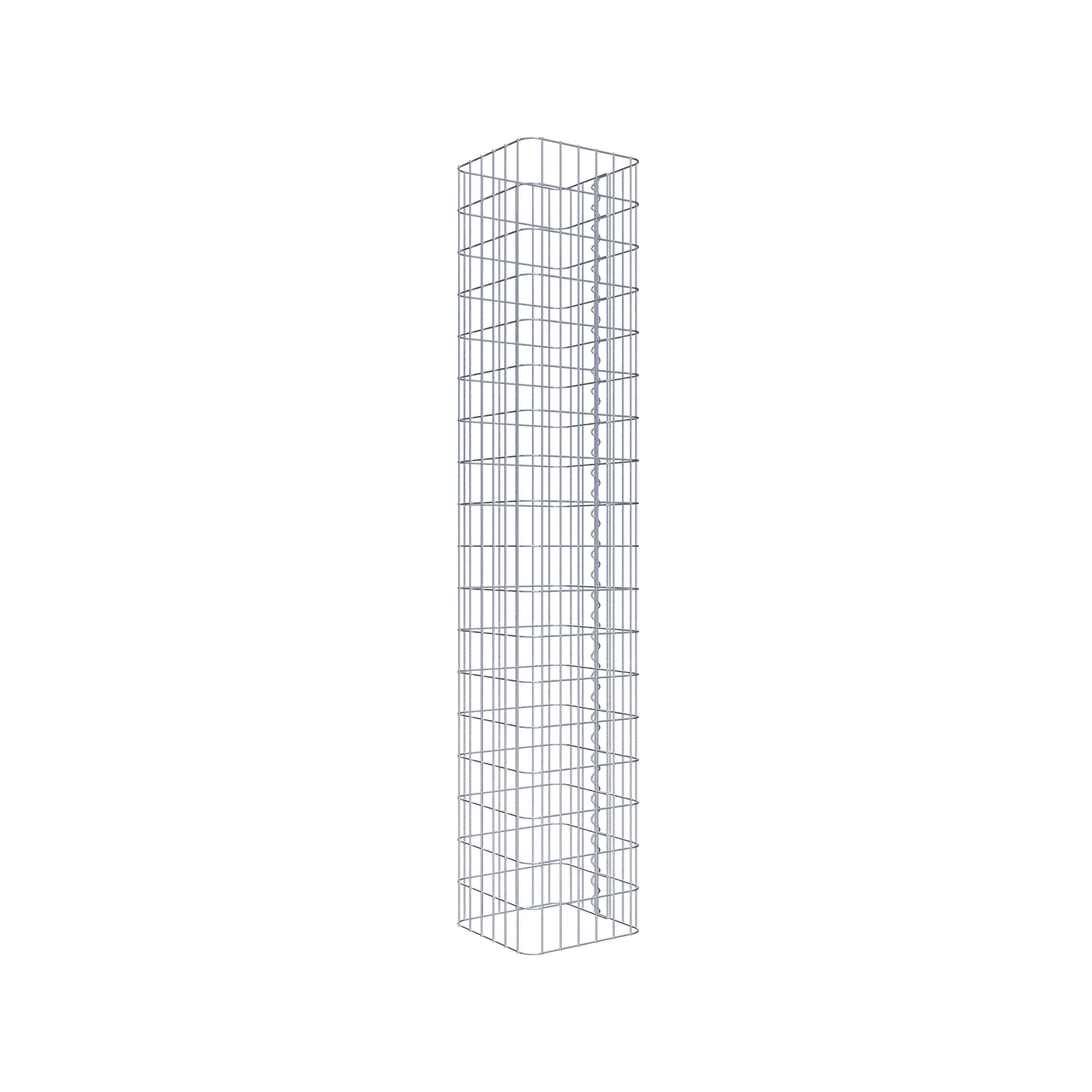 Colonne gabion 32 x 32 cm, MW 5 x 10 cm carré