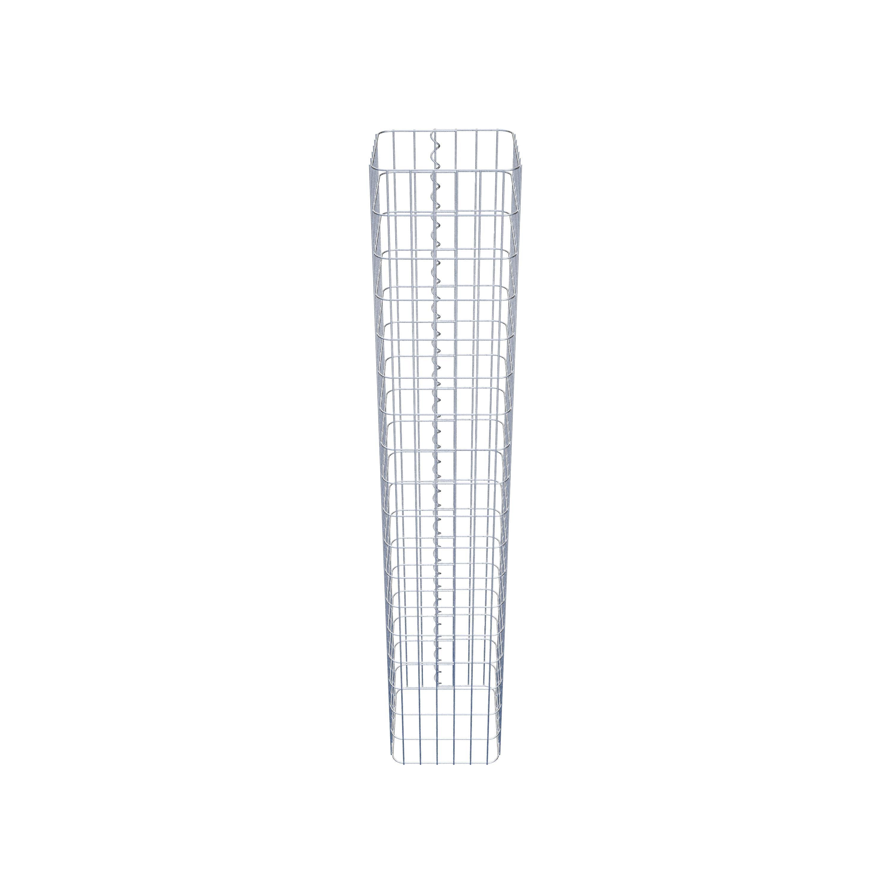 Colonne gabion 32 x 32 cm, MW 5 x 10 cm carré