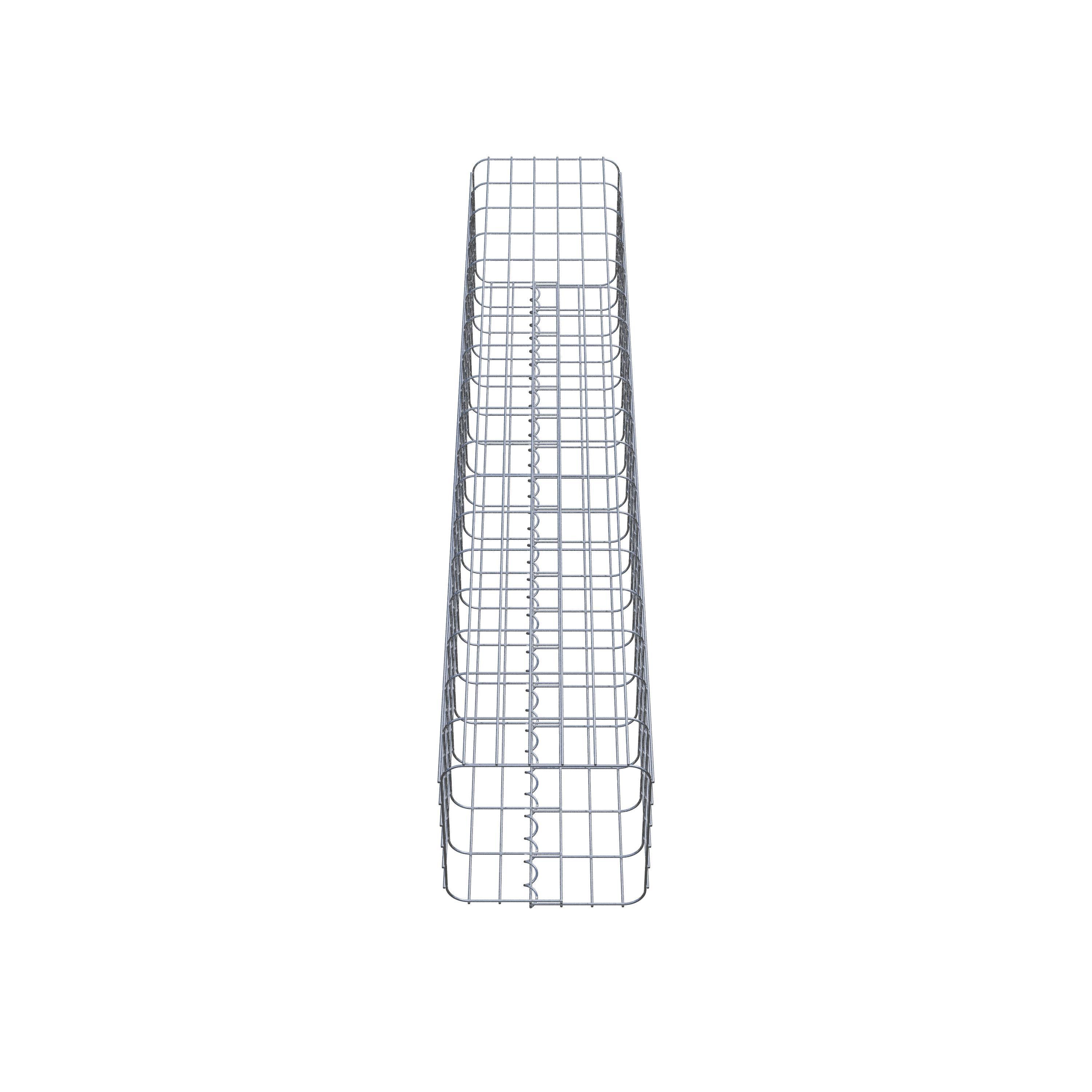 Colonne gabion 32 x 32 cm, MW 5 x 10 cm carré