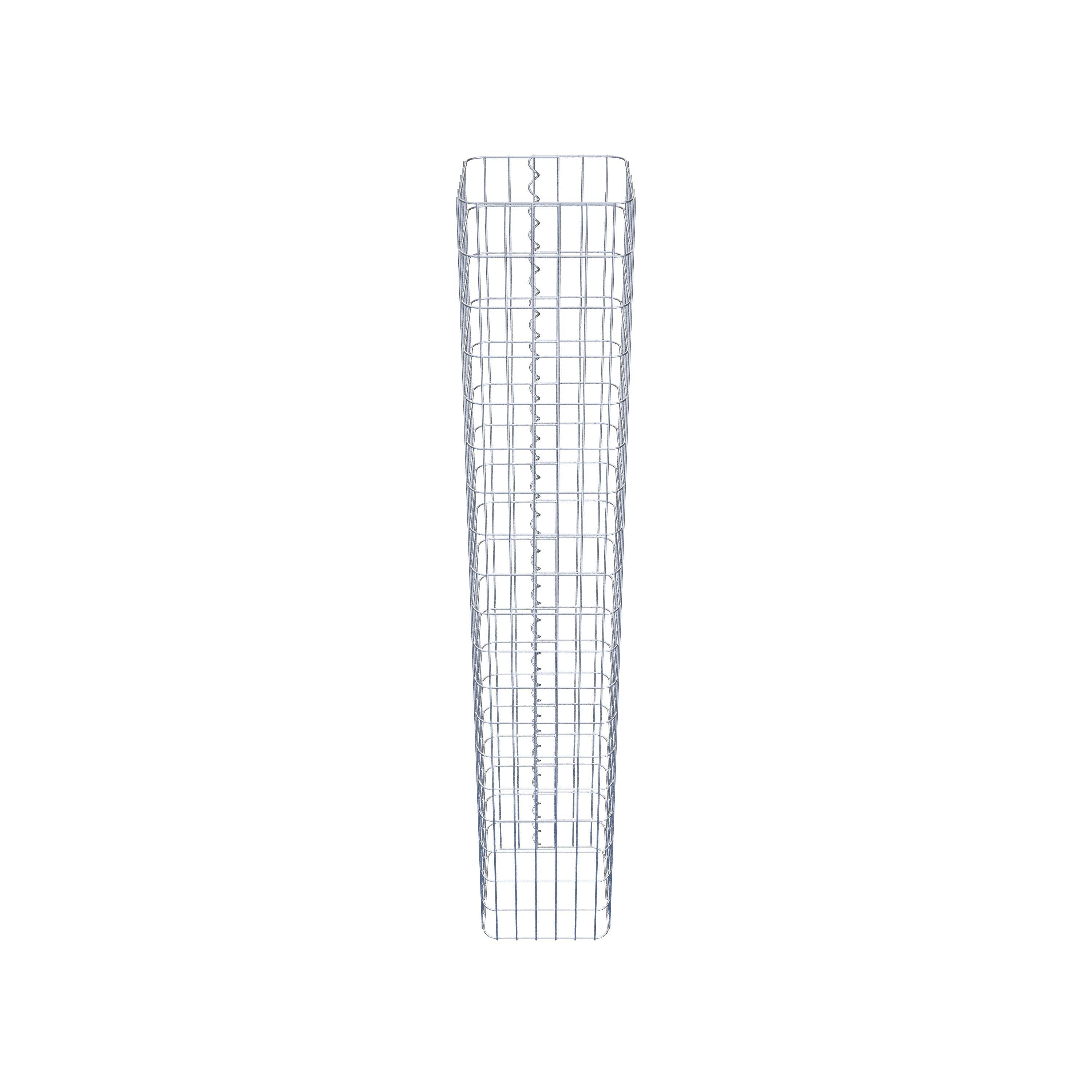 Colonne gabion 32 x 32 cm, MW 5 x 10 cm carré