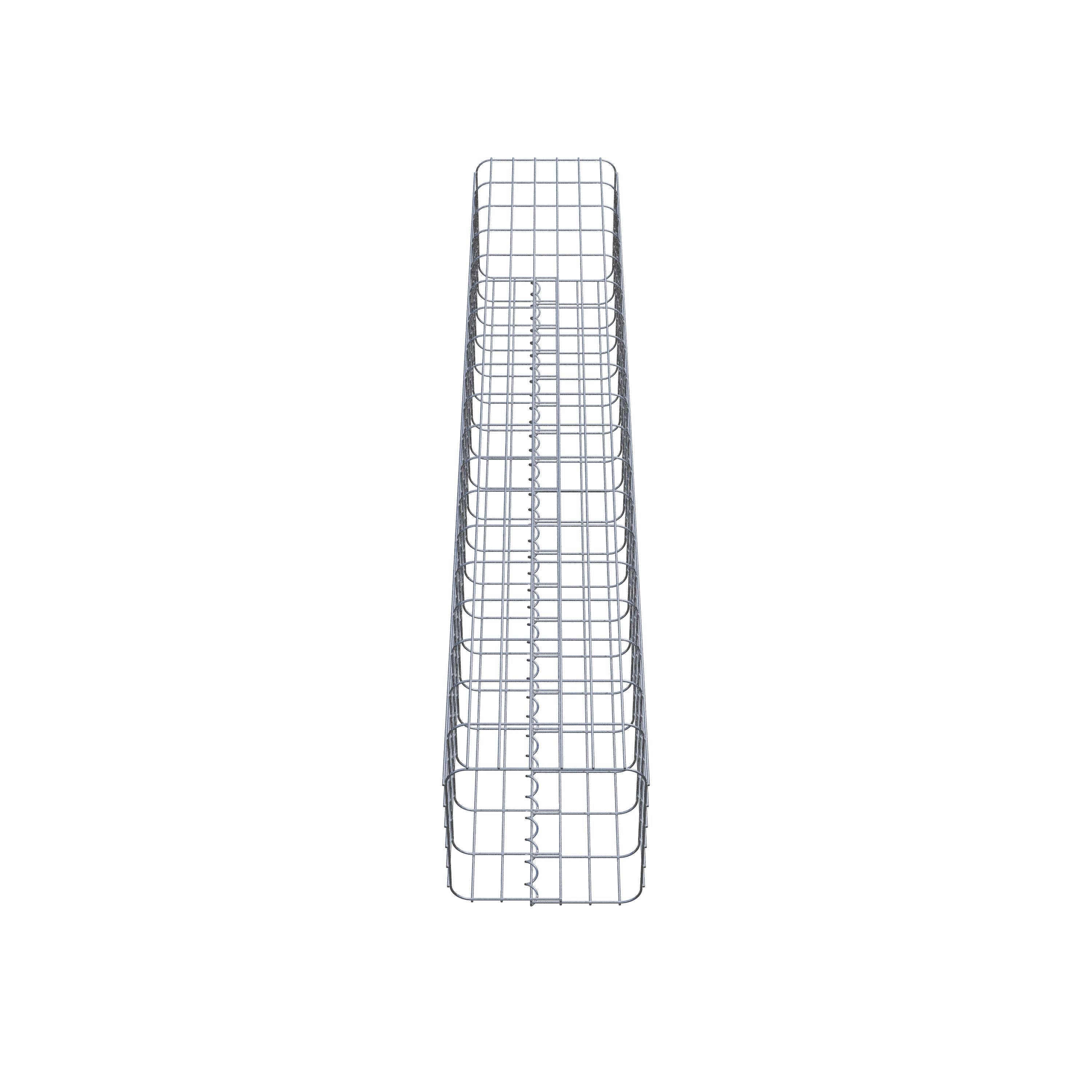 Colonne gabion 32 x 32 cm, MW 5 x 10 cm carré