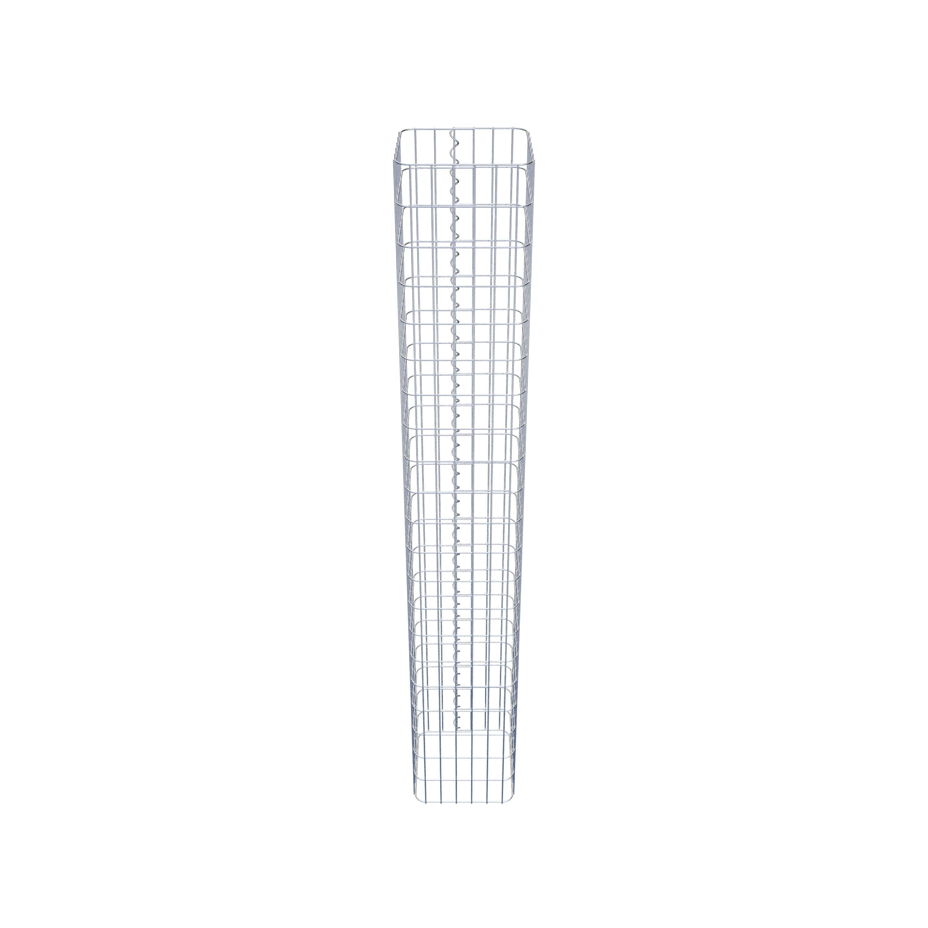 Colonne gabion 32 x 32 cm, MW 5 x 10 cm carré