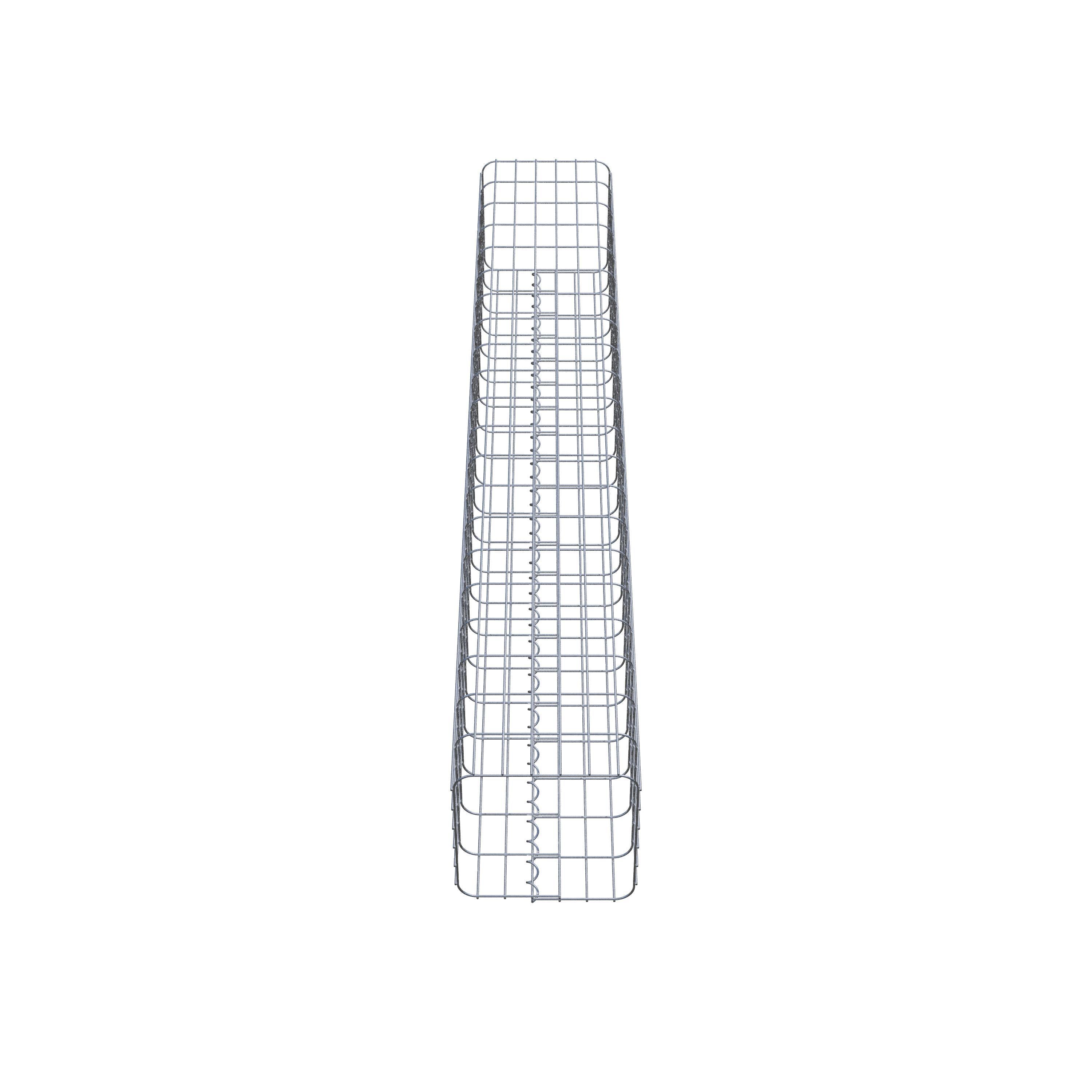 Colonne gabion 32 x 32 cm, MW 5 x 10 cm carré