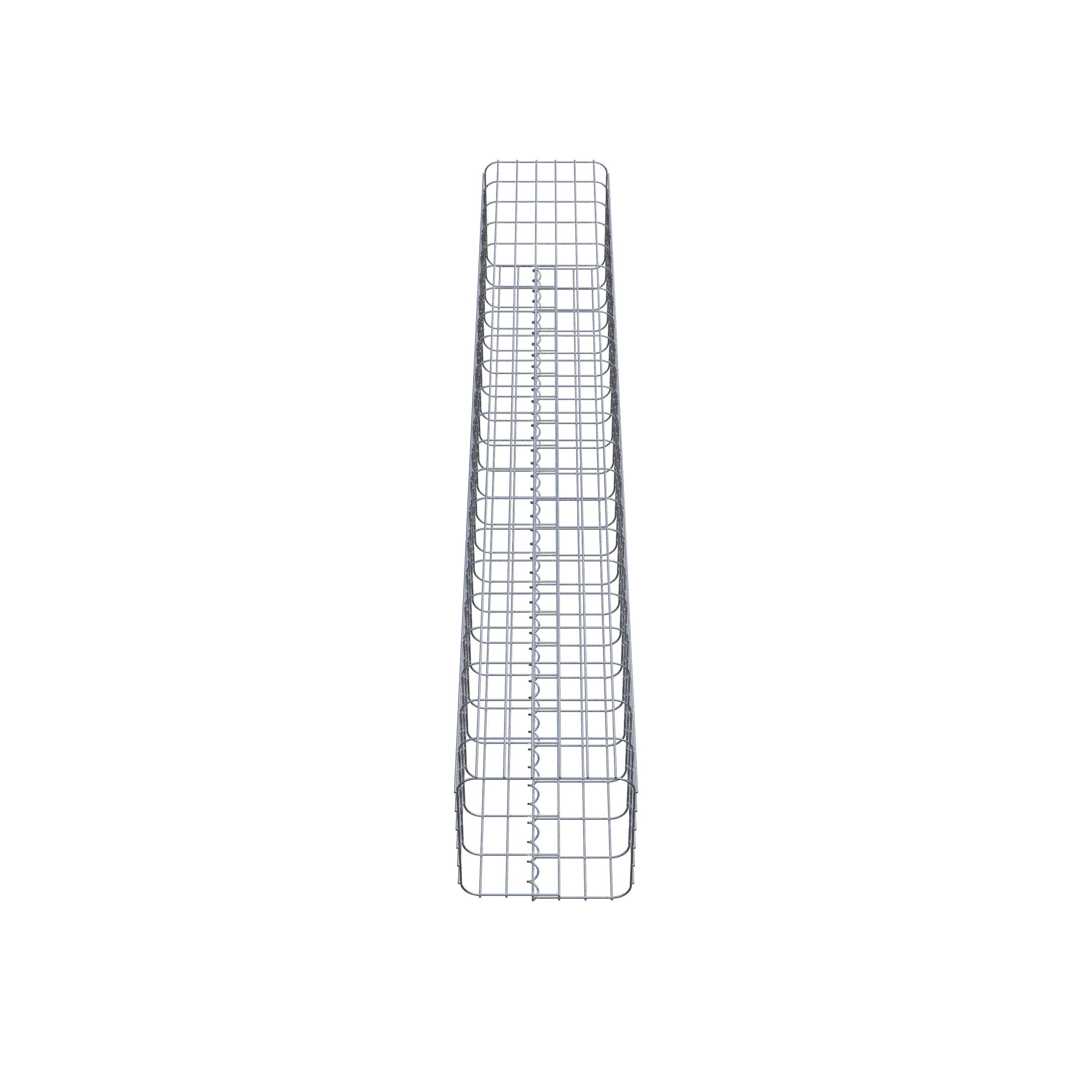 Colonne gabion 32 x 32 cm, MW 5 x 10 cm carré