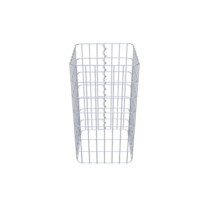 Colonne de gabion 37 x 37 cm, MW 5 x 10 cm carré