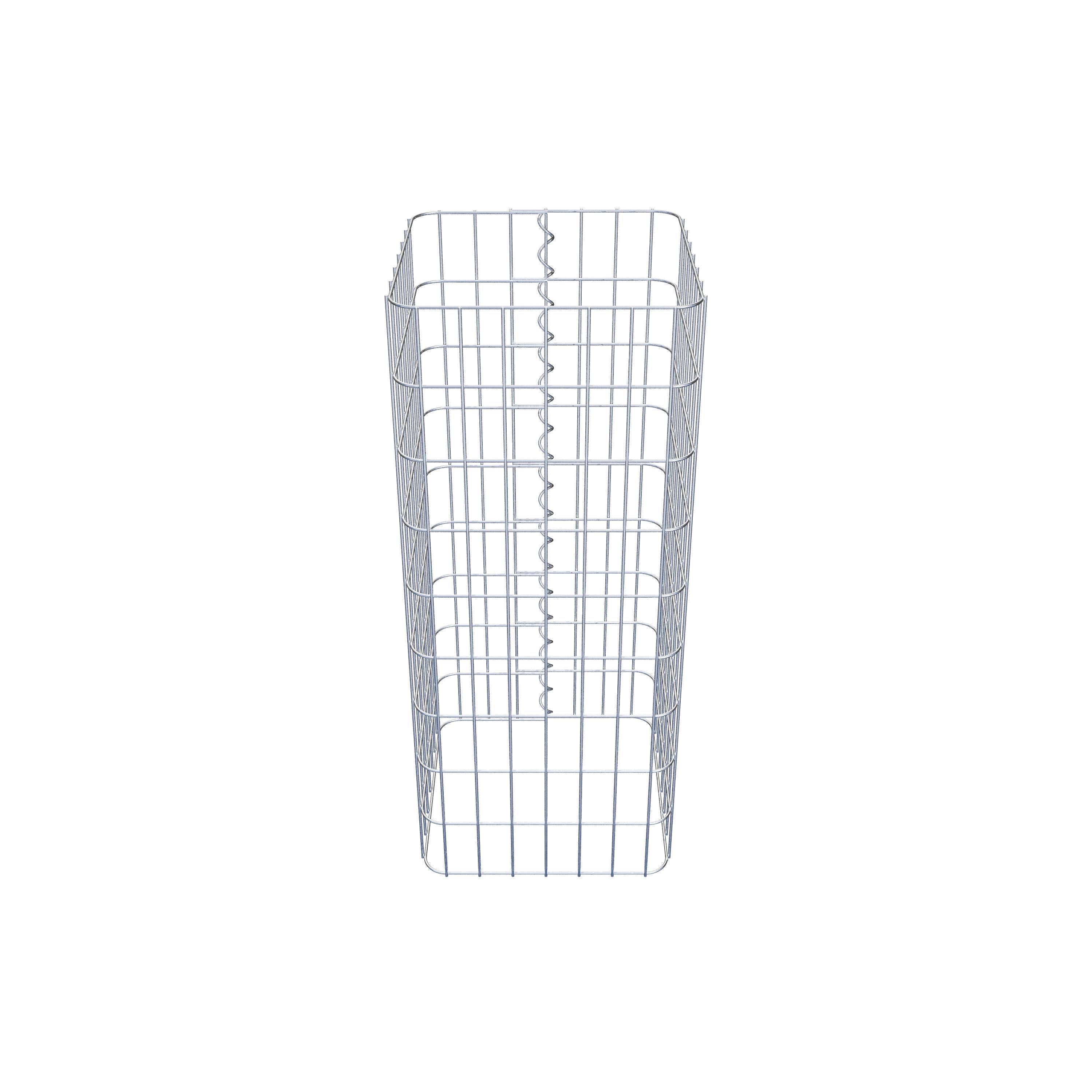 Colonne gabion 37 x 37 cm, MW 5 x 10 cm carré