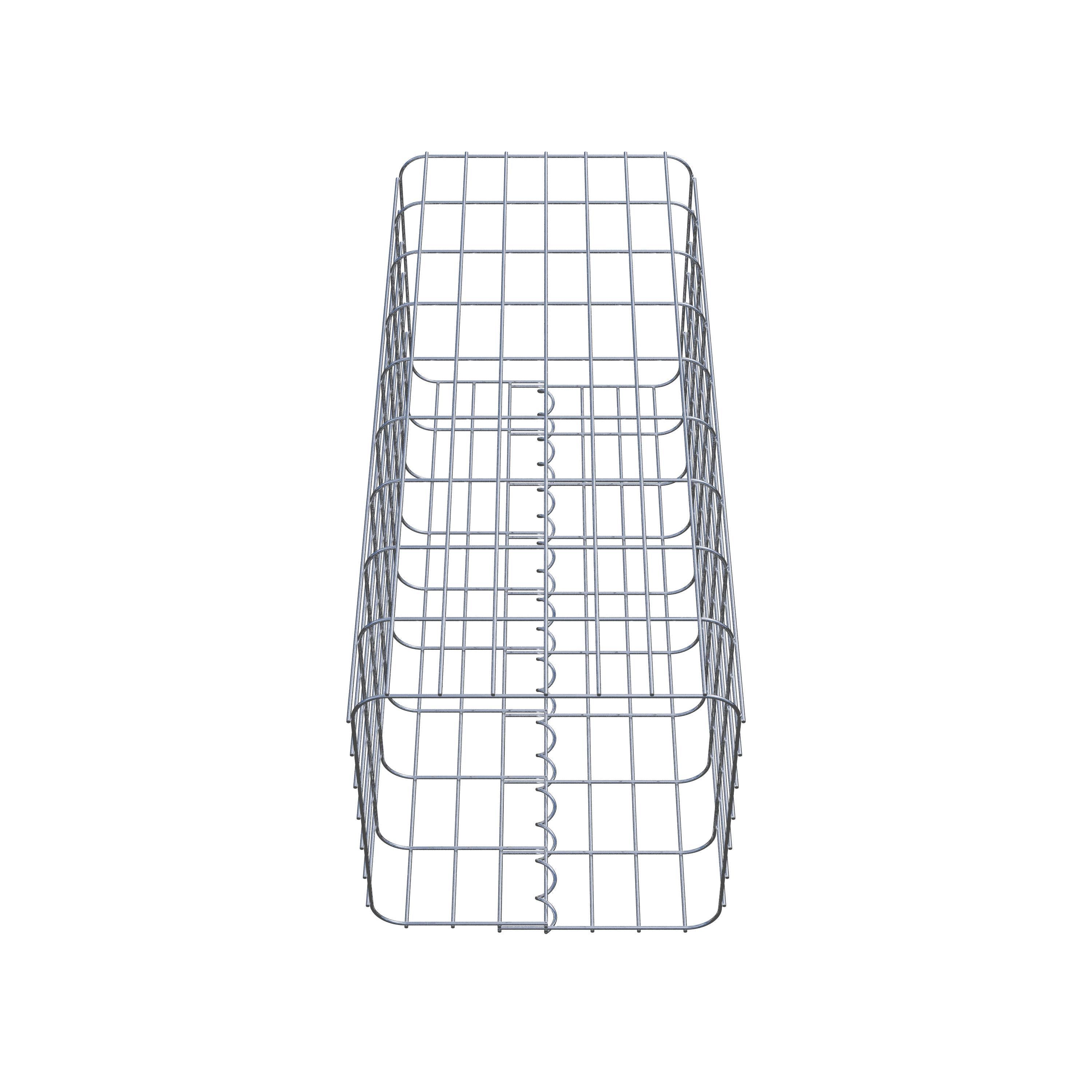 Colonne gabion 37 x 37 cm, MW 5 x 10 cm carré