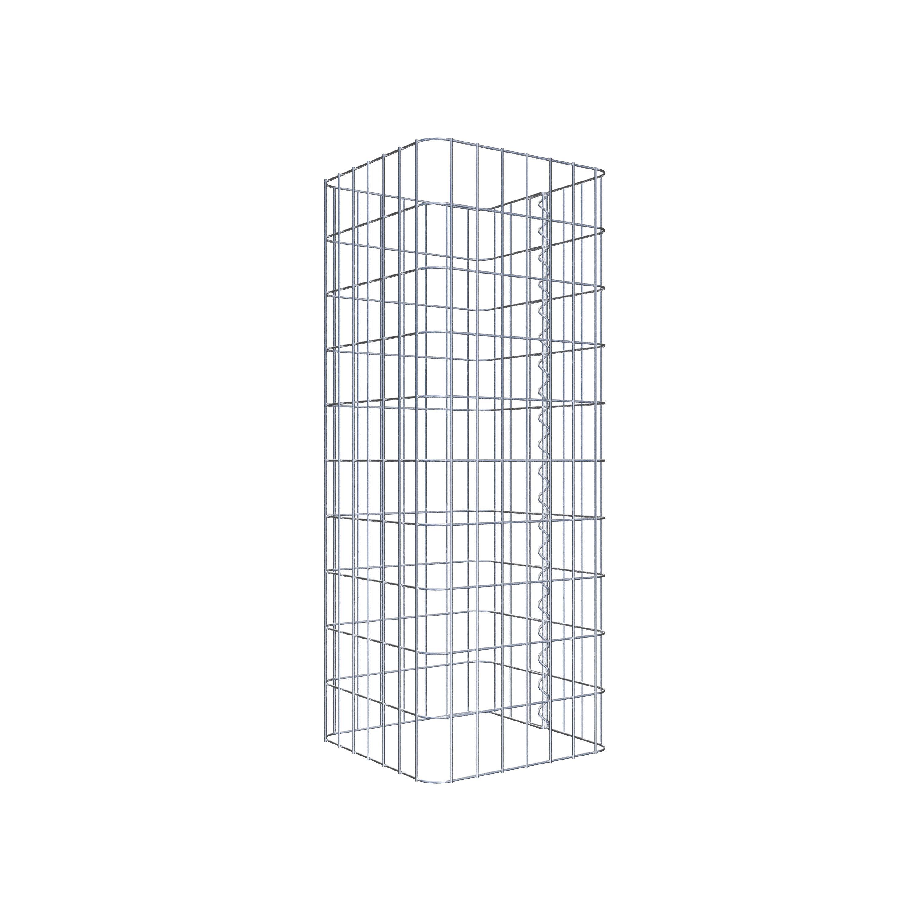 Colonne gabion 37 x 37 cm, MW 5 x 10 cm carré