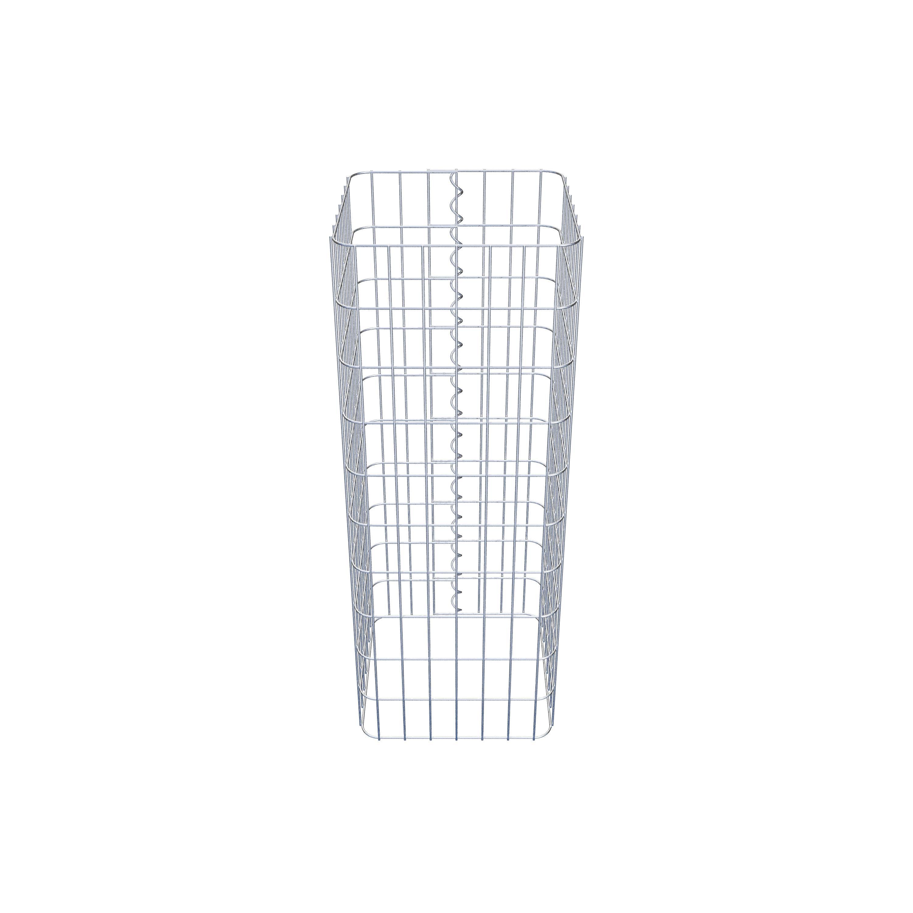 Colonne gabion 37 x 37 cm, MW 5 x 10 cm carré