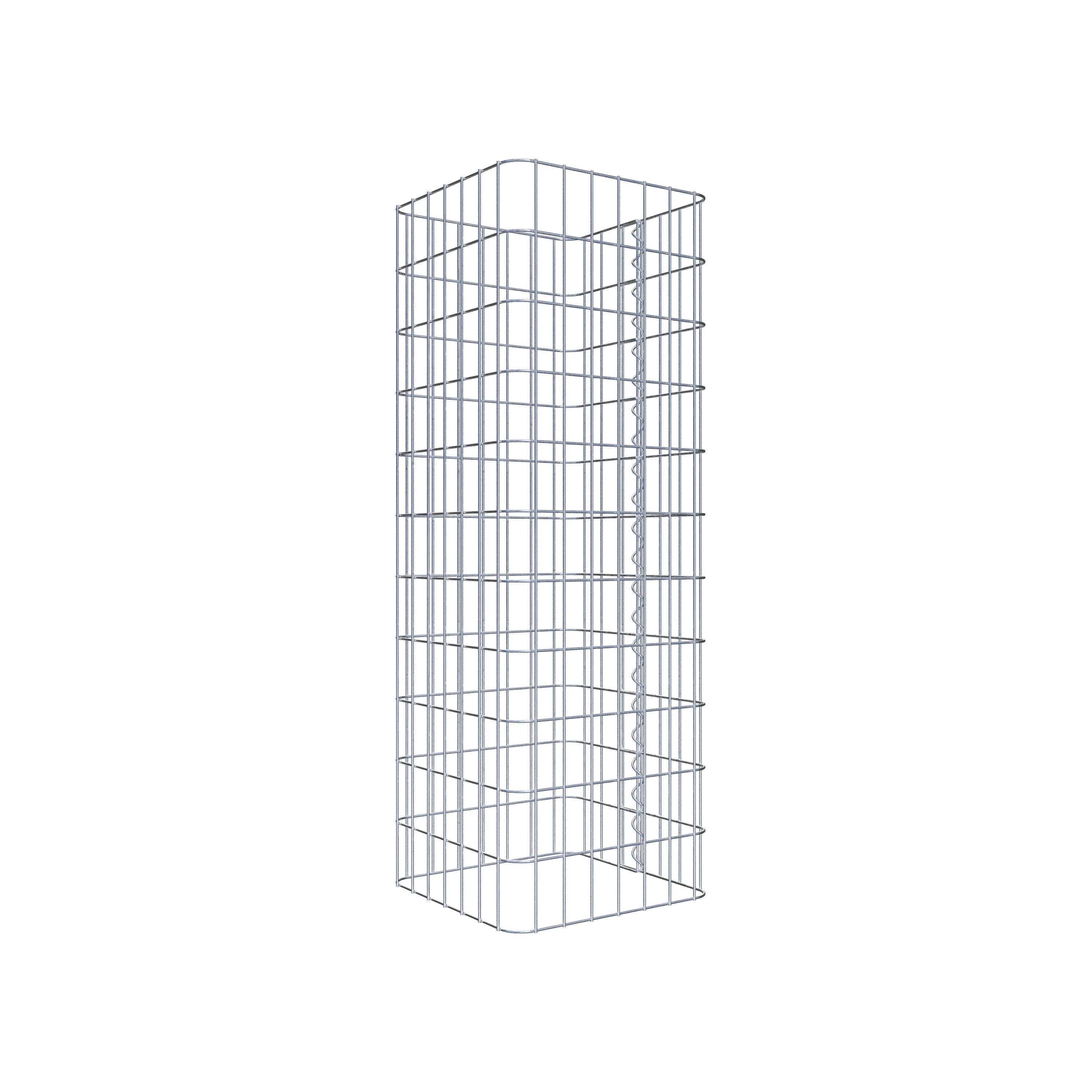 Colonne gabion 37 x 37 cm, MW 5 x 10 cm carré