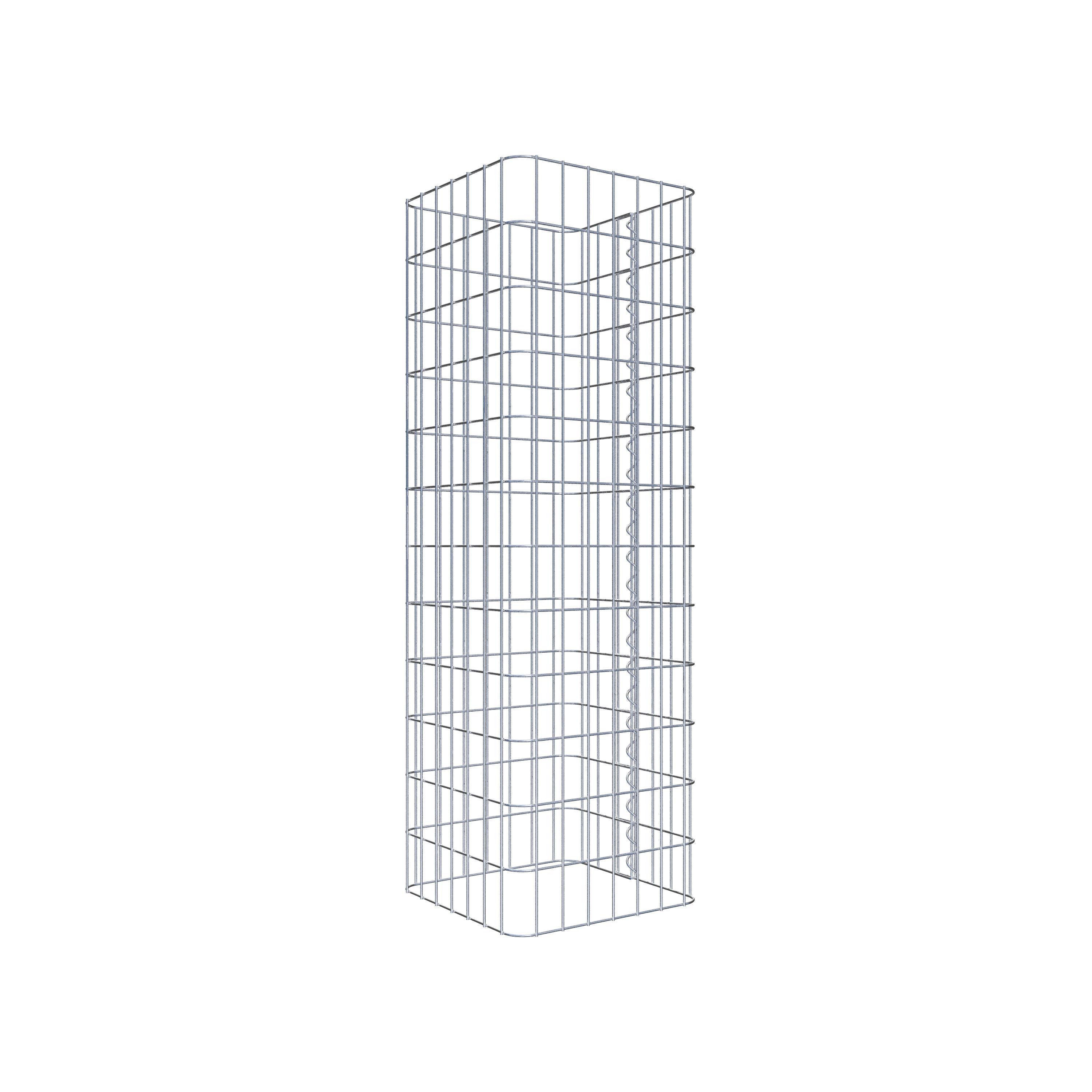 Colonne gabion 37 x 37 cm, MW 5 x 10 cm carré