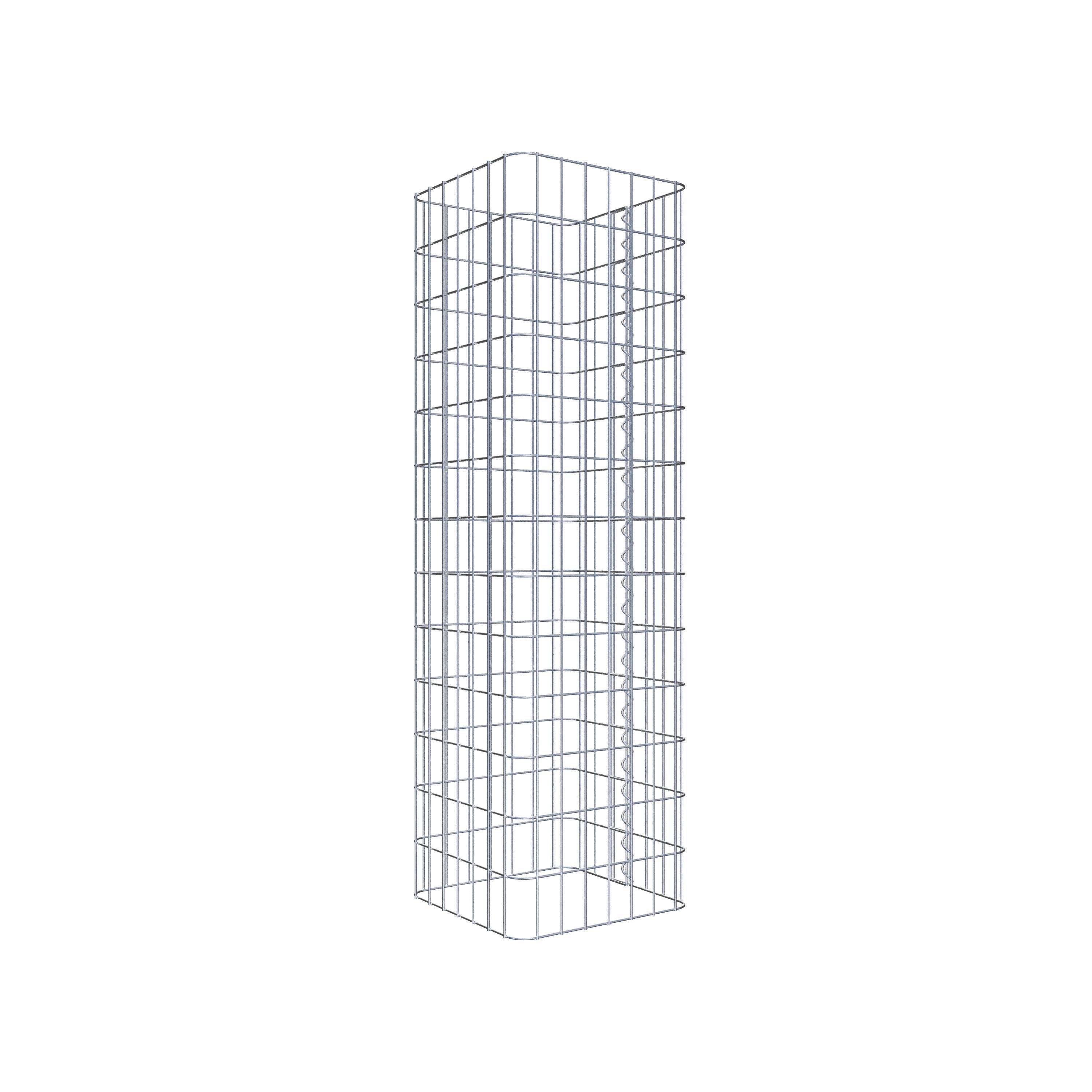 Colonne gabion 37 x 37 cm, MW 5 x 10 cm carré