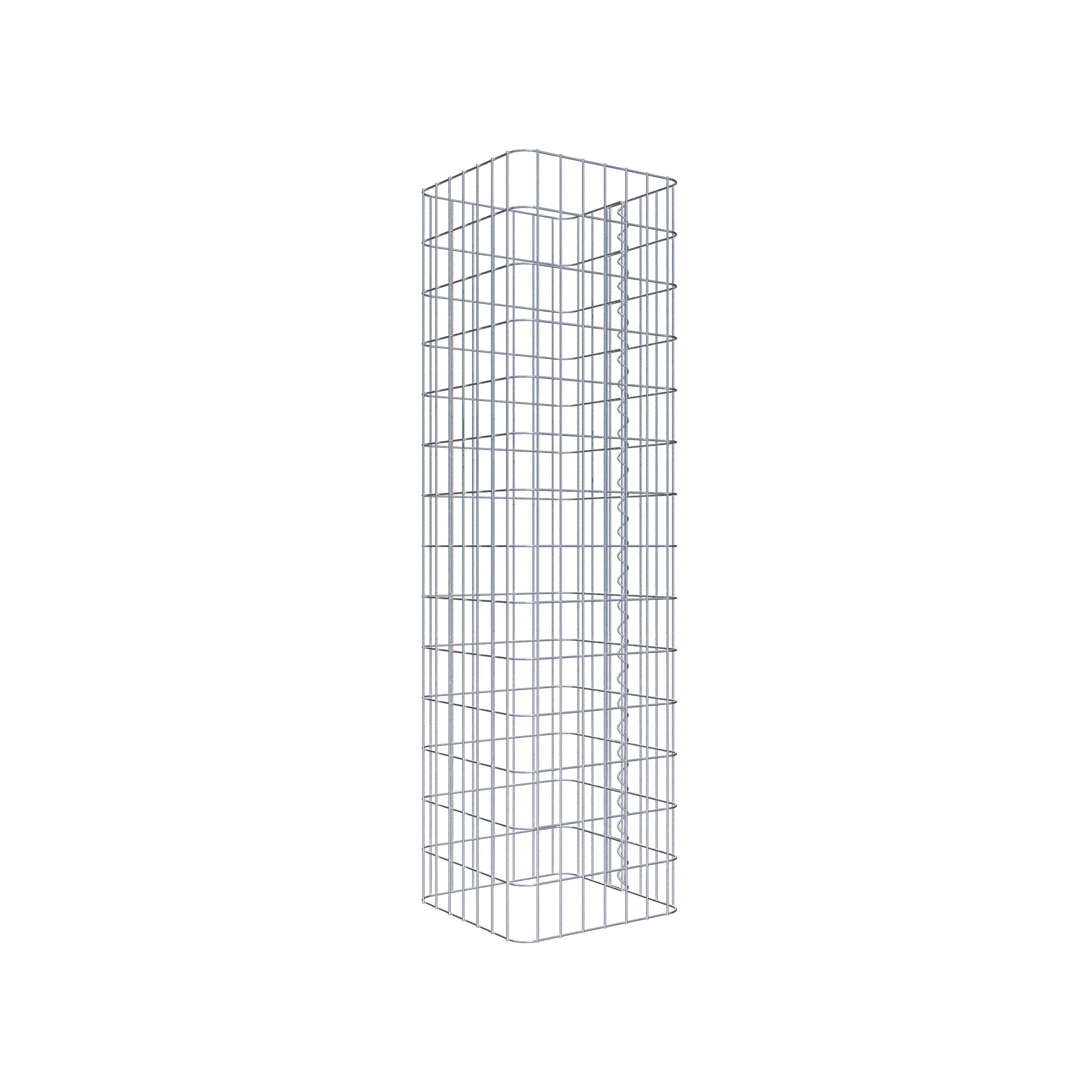 Colonne gabion 37 x 37 cm, MW 5 x 10 cm carré