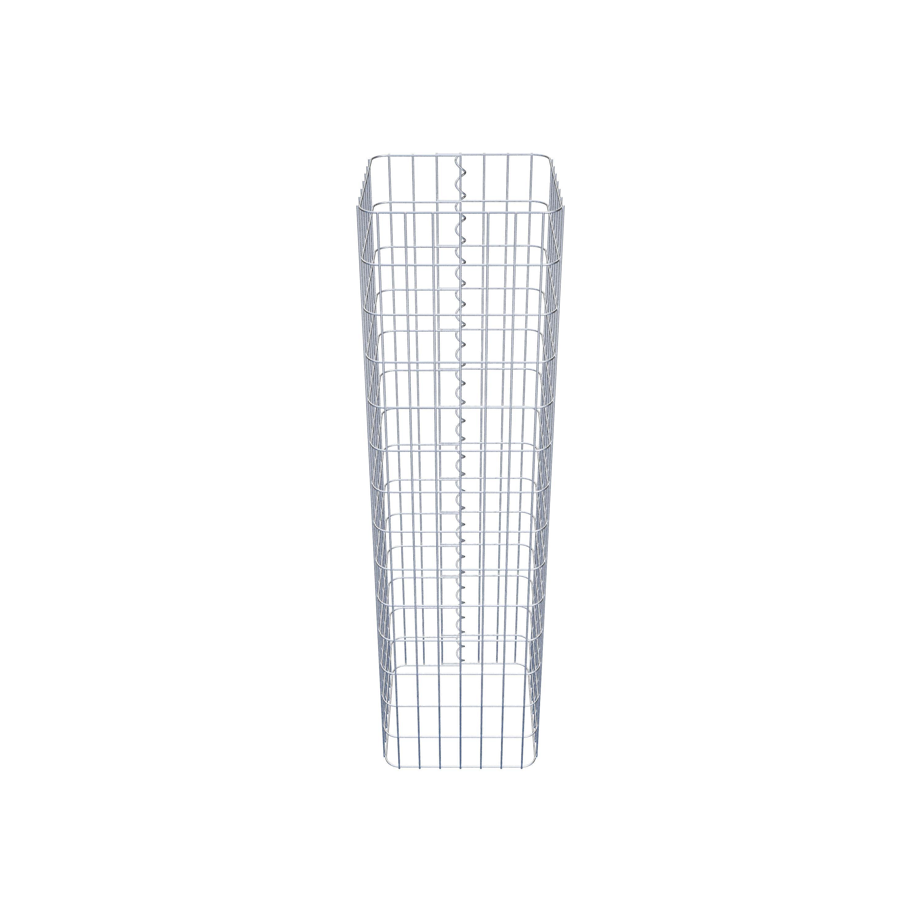 Colonne gabion 37 x 37 cm, MW 5 x 10 cm carré