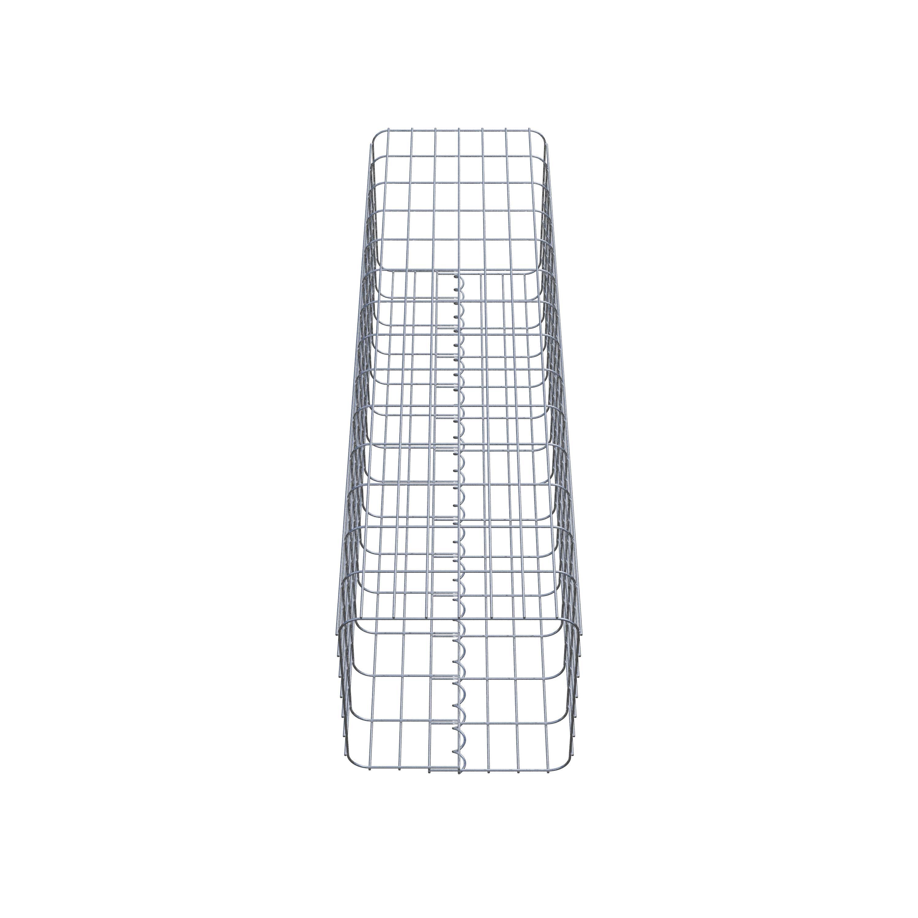 Colonne gabion 37 x 37 cm, MW 5 x 10 cm carré