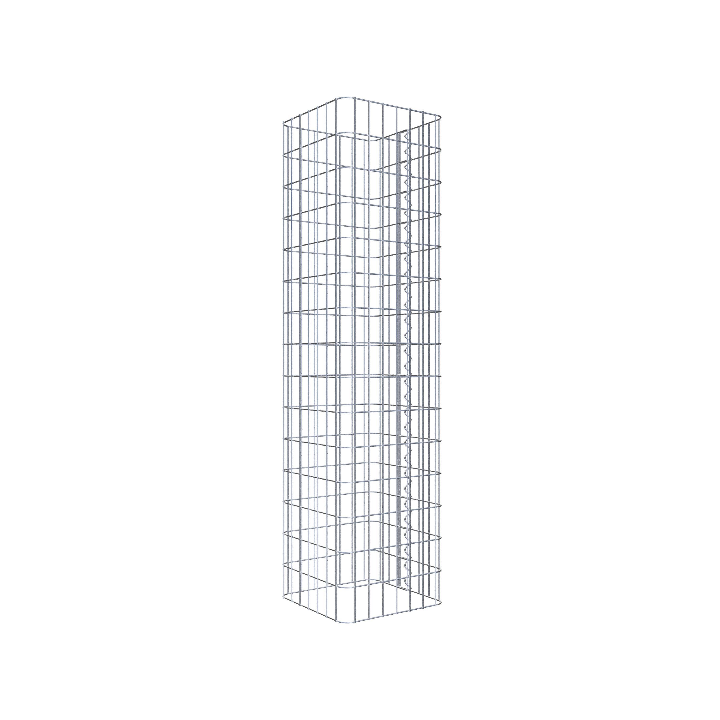 Colonne gabion 37 x 37 cm, MW 5 x 10 cm carré