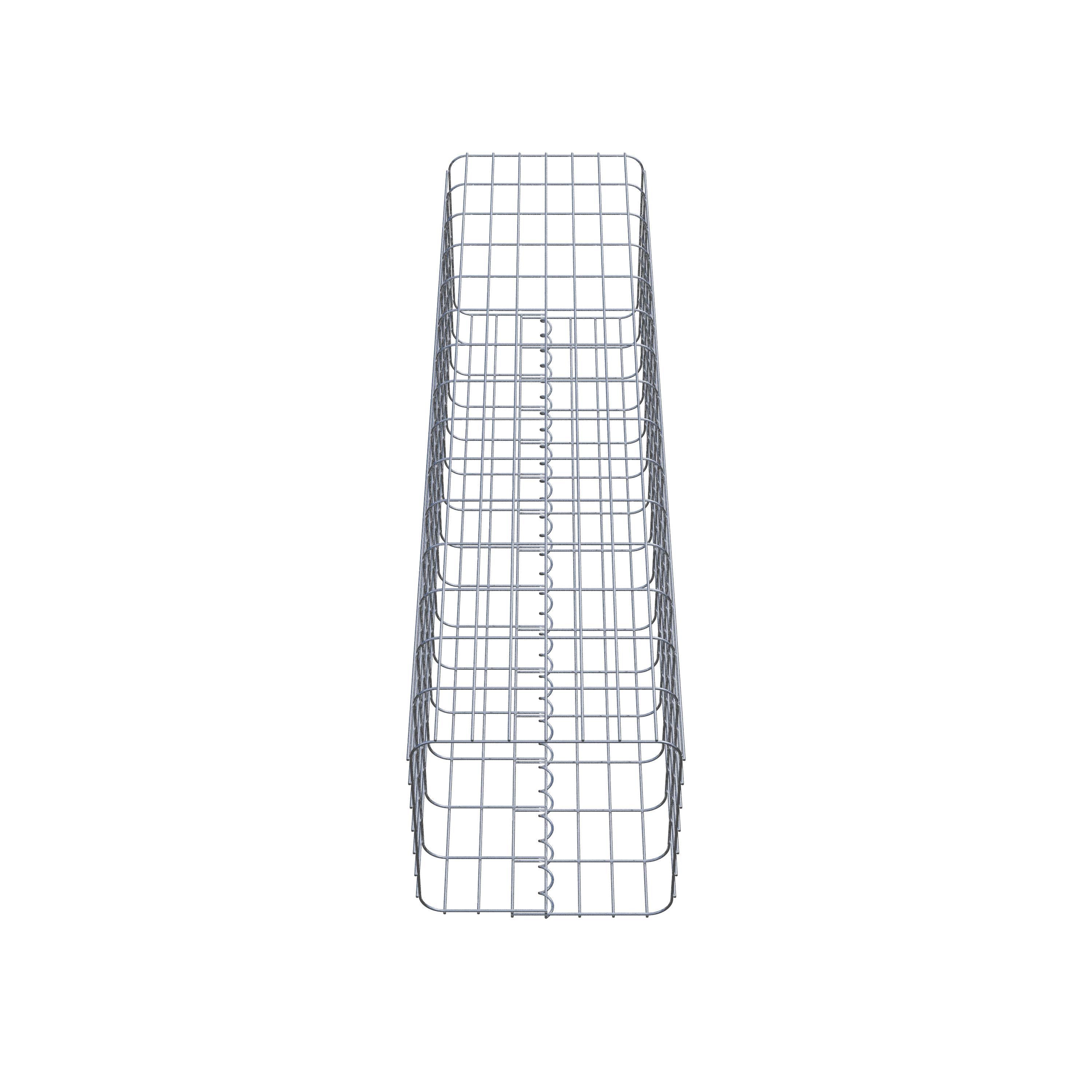 Colonne gabion 37 x 37 cm, MW 5 x 10 cm carré