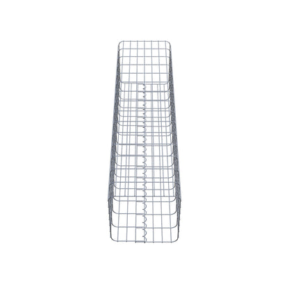 Colonne de gabion 37 x 37 cm, MW 5 x 10 cm carré