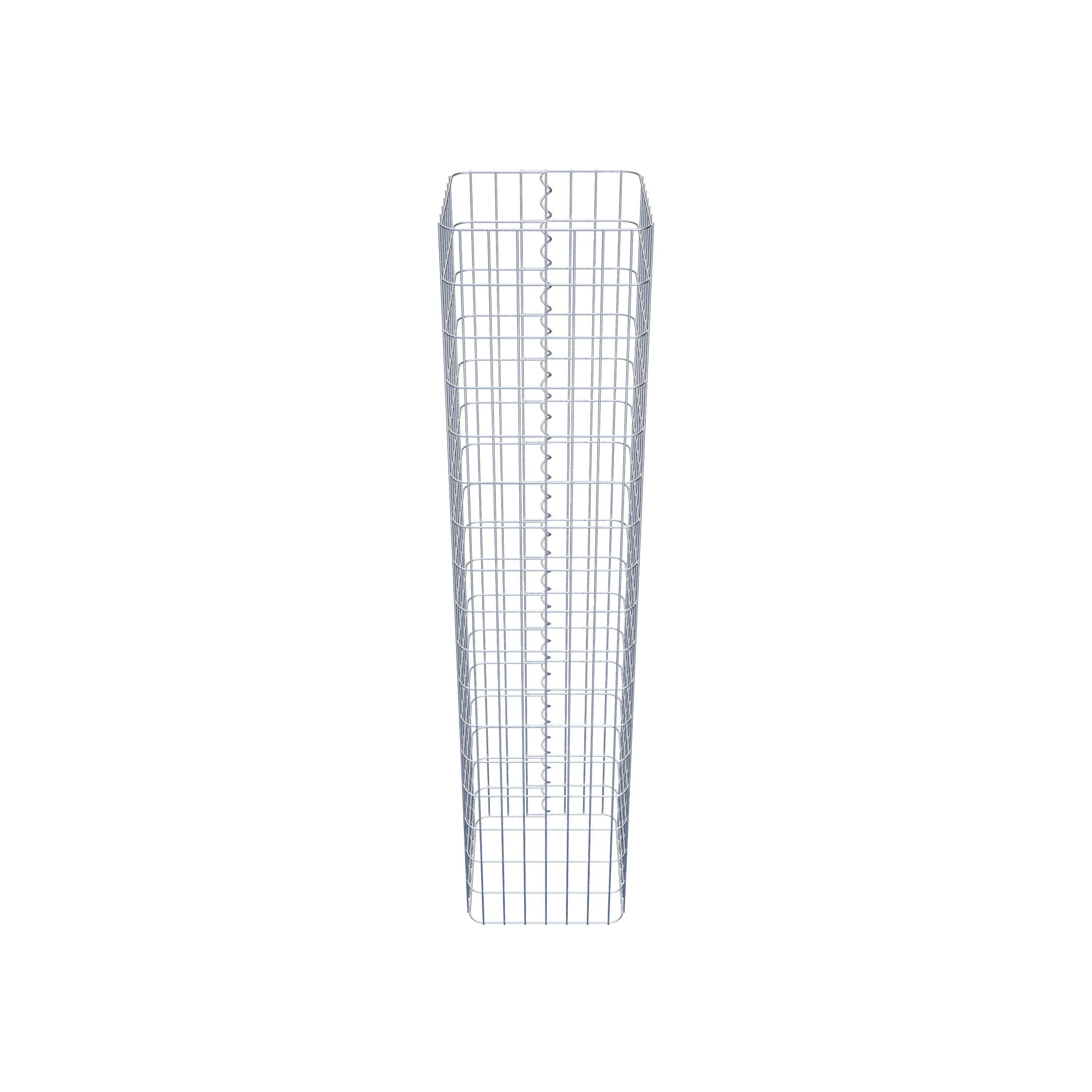 Colonne gabion 37 x 37 cm, MW 5 x 10 cm carré