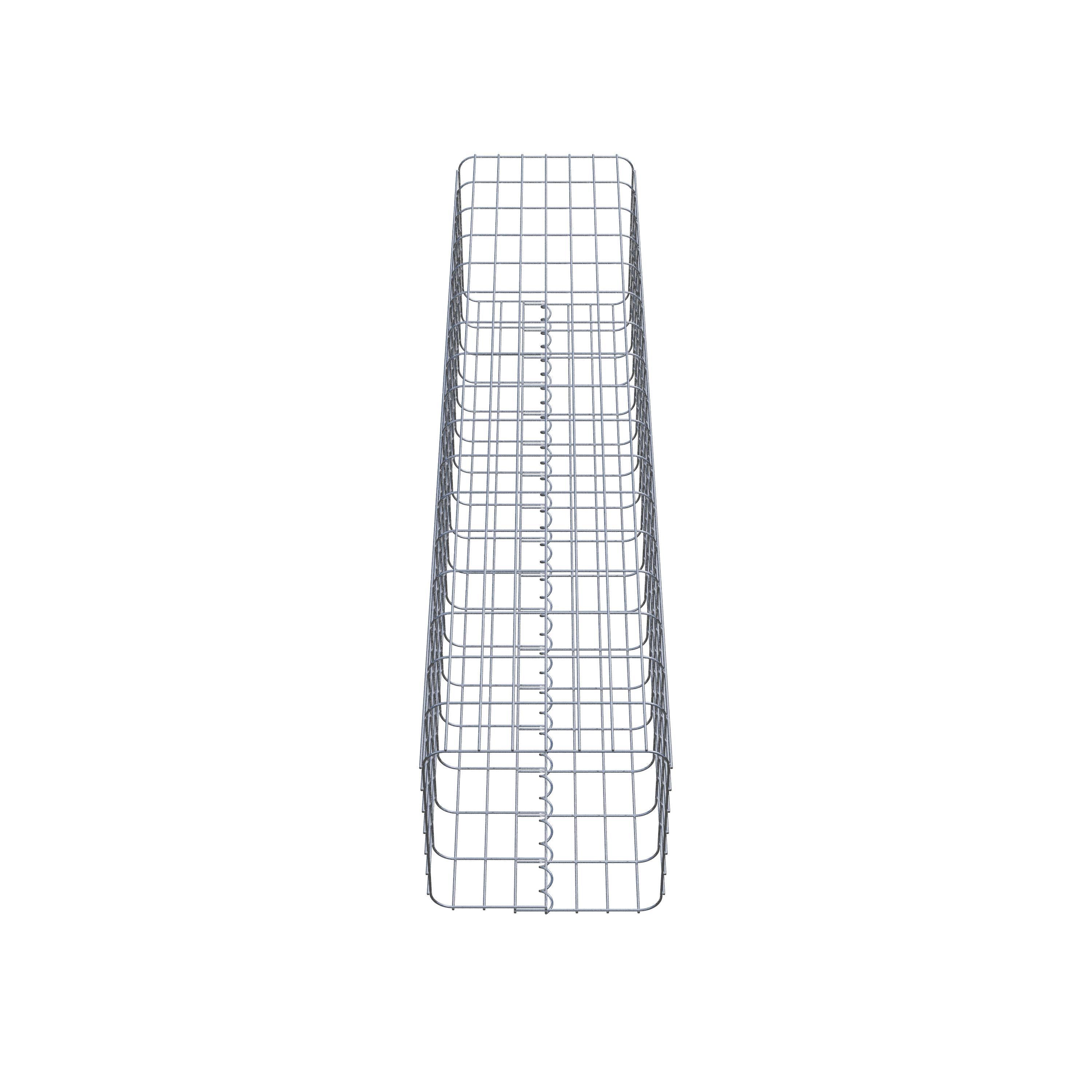 Colonne gabion 37 x 37 cm, MW 5 x 10 cm carré