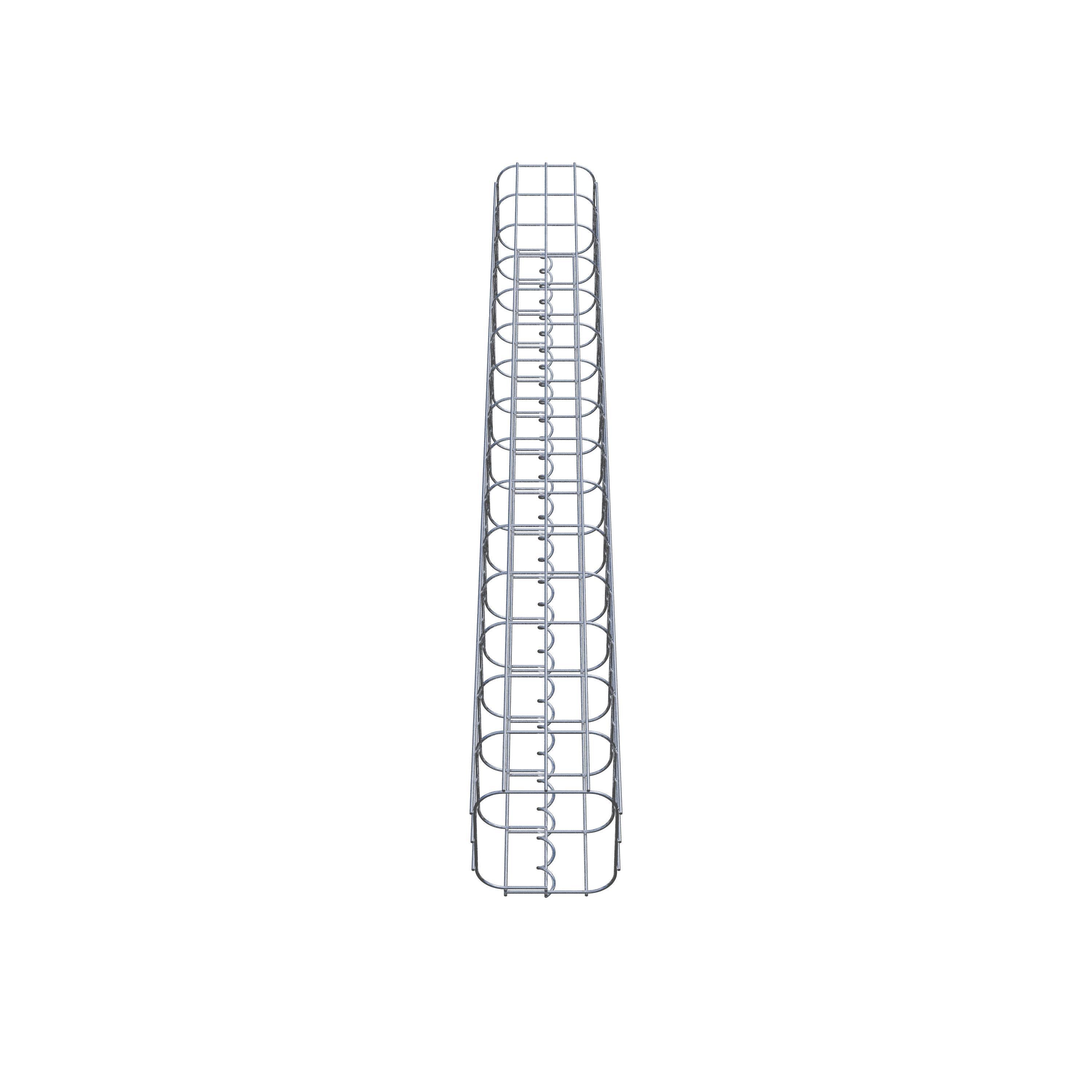 Colonne gabion 17 x 17 cm, MW 5 x 10 cm carré