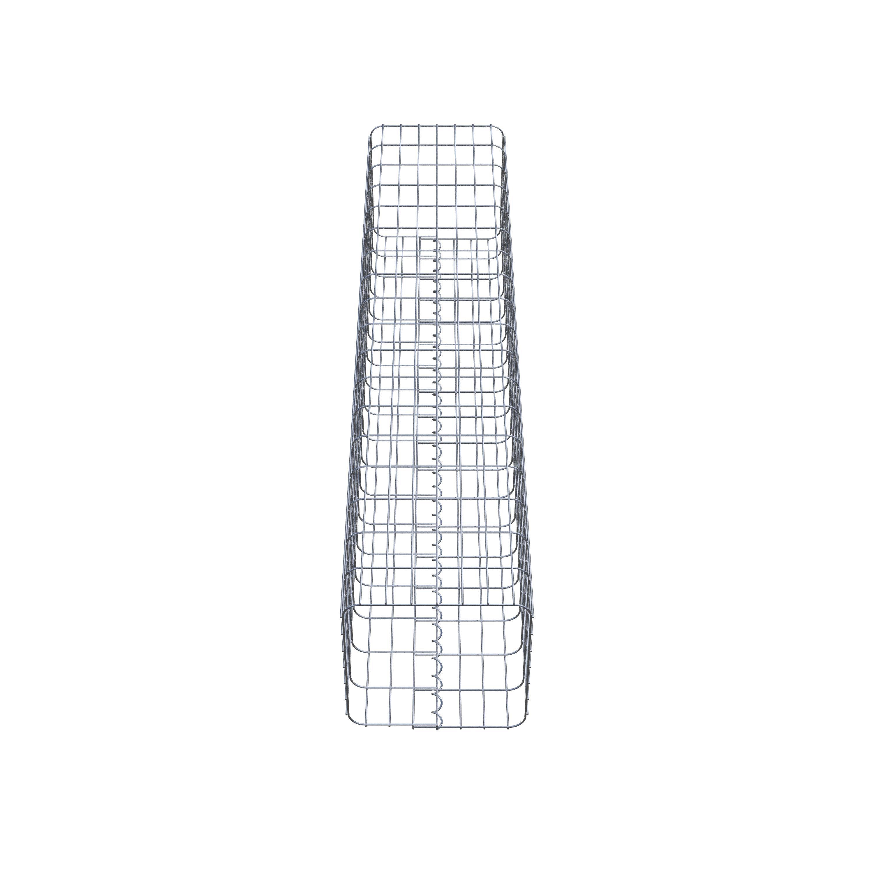 Colonne gabion 37 x 37 cm, MW 5 x 10 cm carré