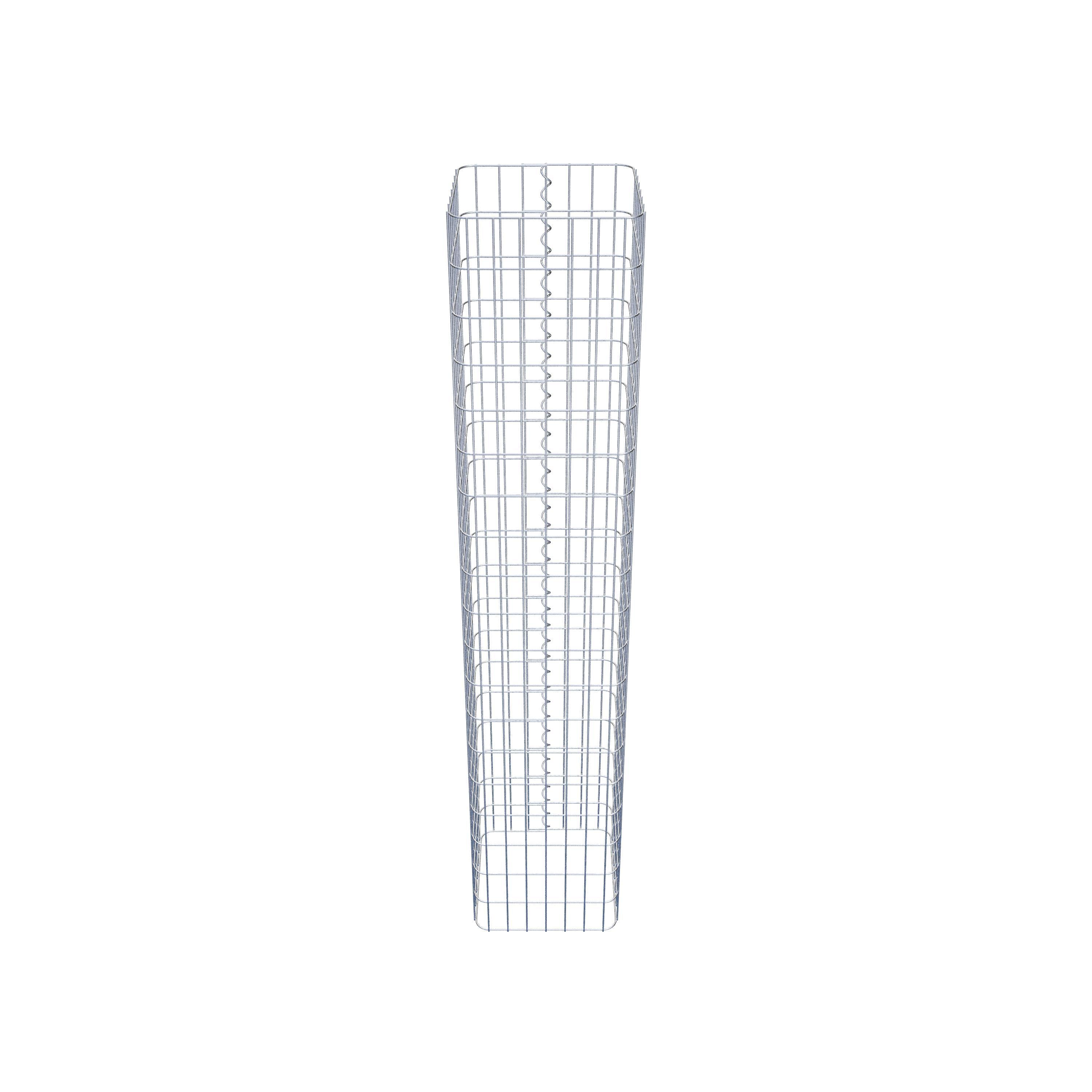 Colonne gabion 37 x 37 cm, MW 5 x 10 cm carré