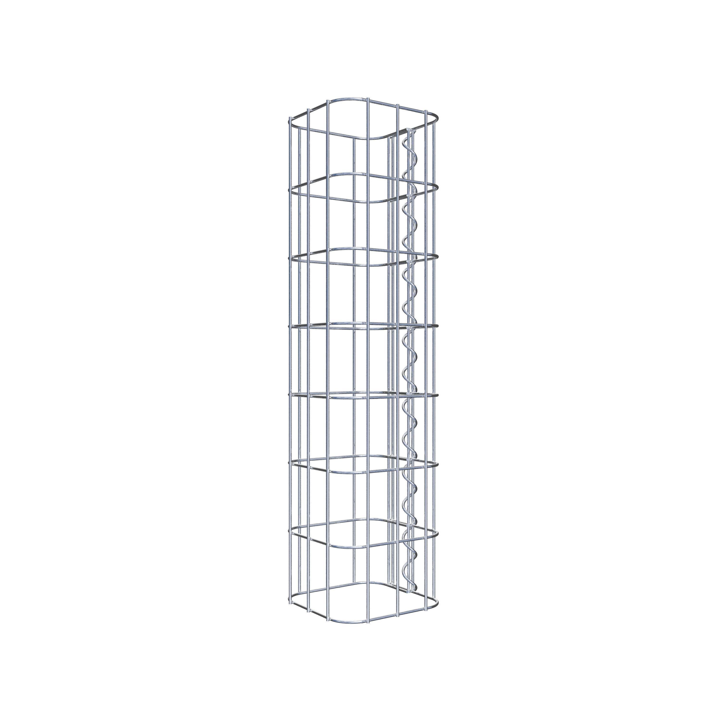 Colonne gabion 17 x 17 cm, MW 5 x 10 cm carré