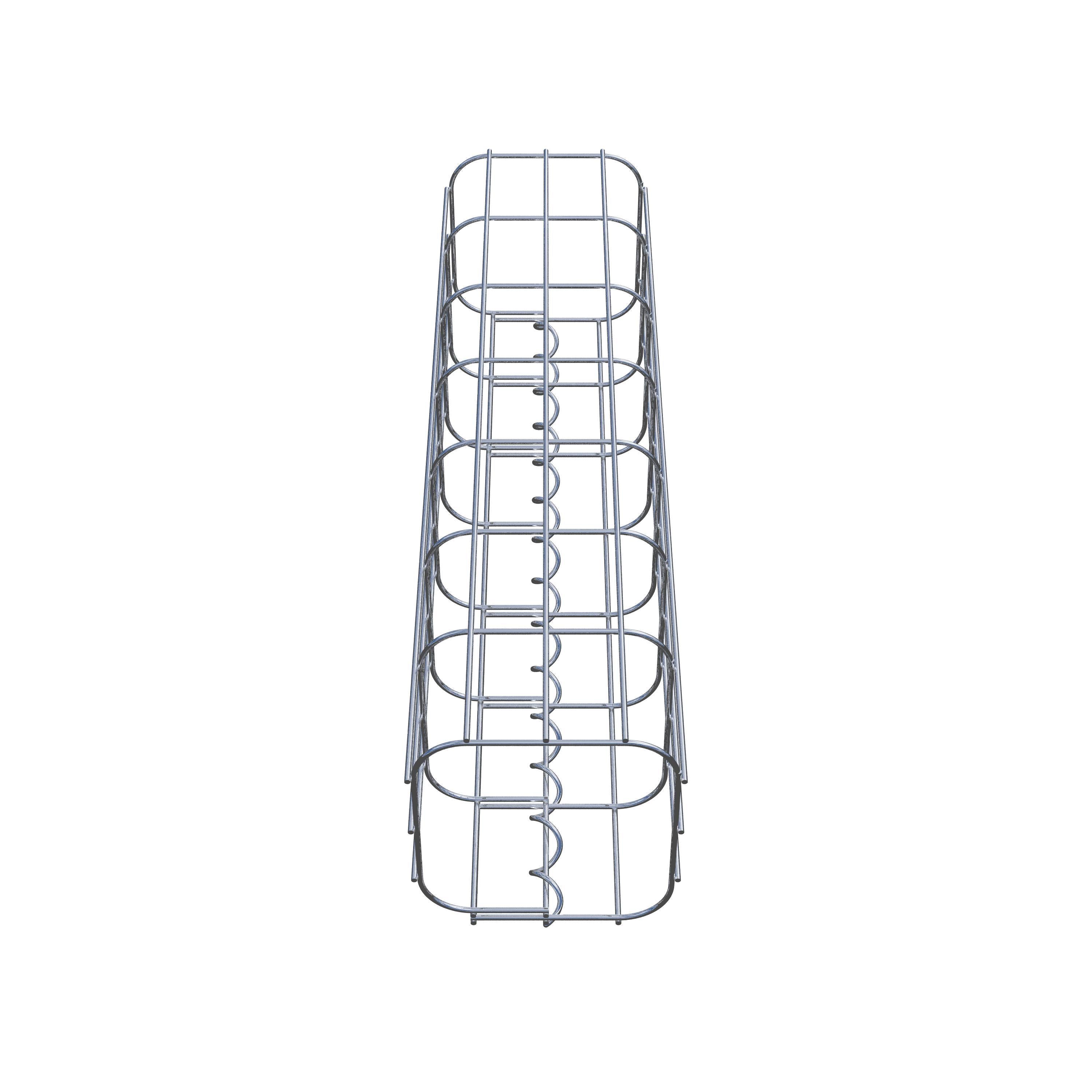 Colonne gabion 17 x 17 cm, MW 5 x 10 cm carré