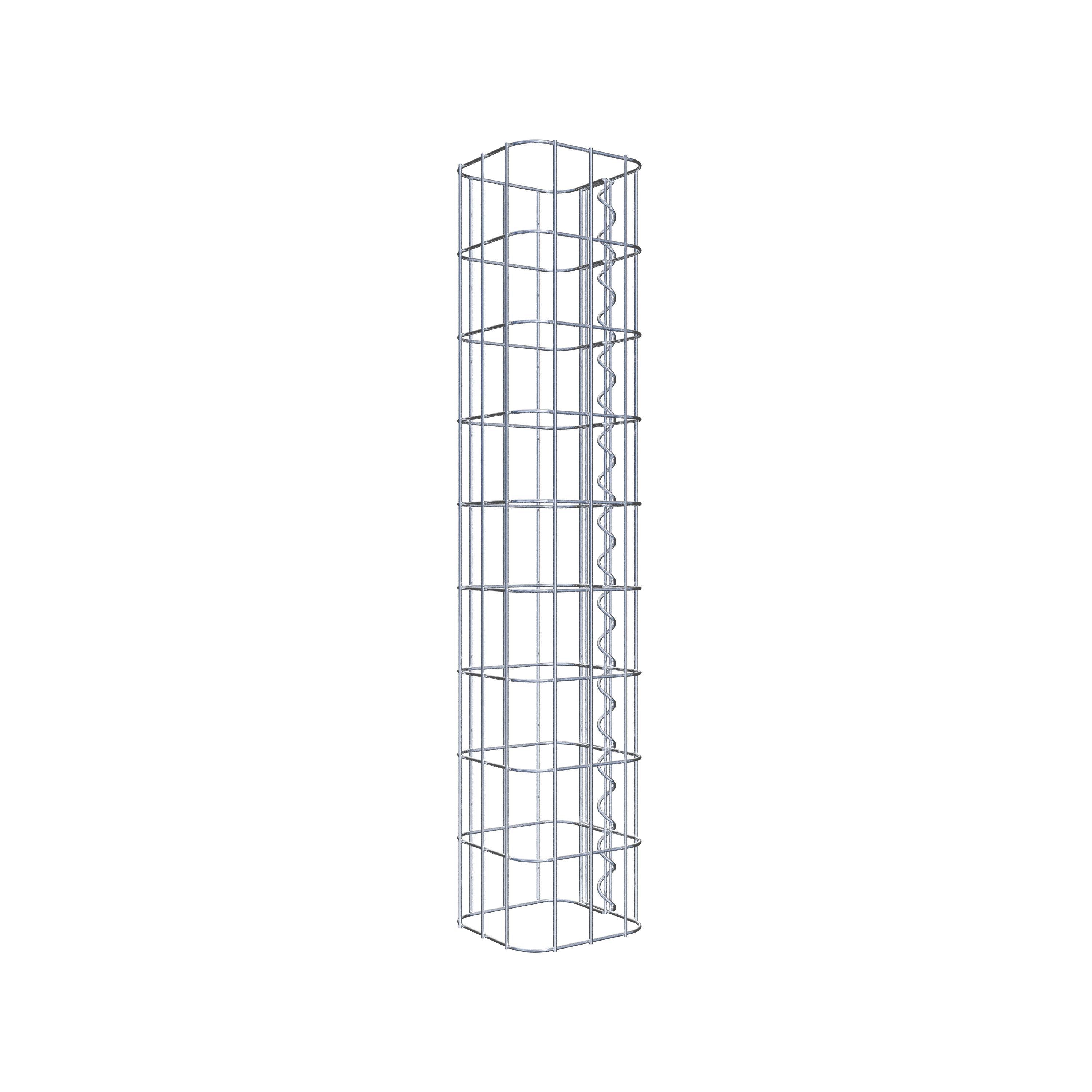 Colonne gabion 17 x 17 cm, MW 5 x 10 cm carré