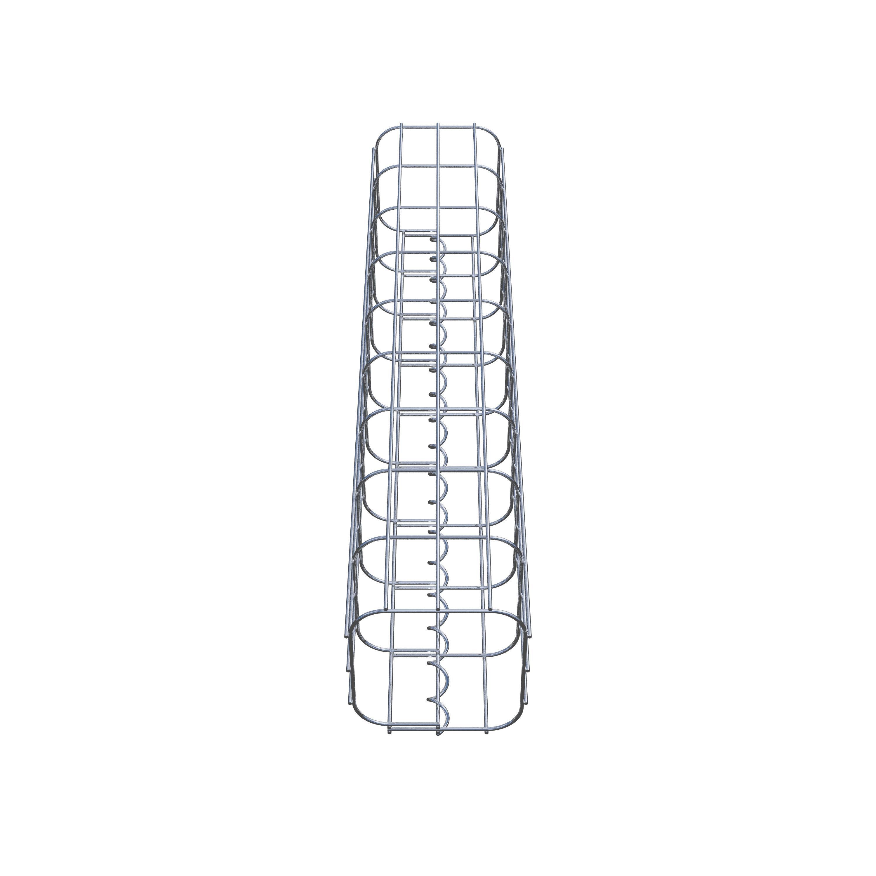 Colonne gabion 17 x 17 cm, MW 5 x 10 cm carré