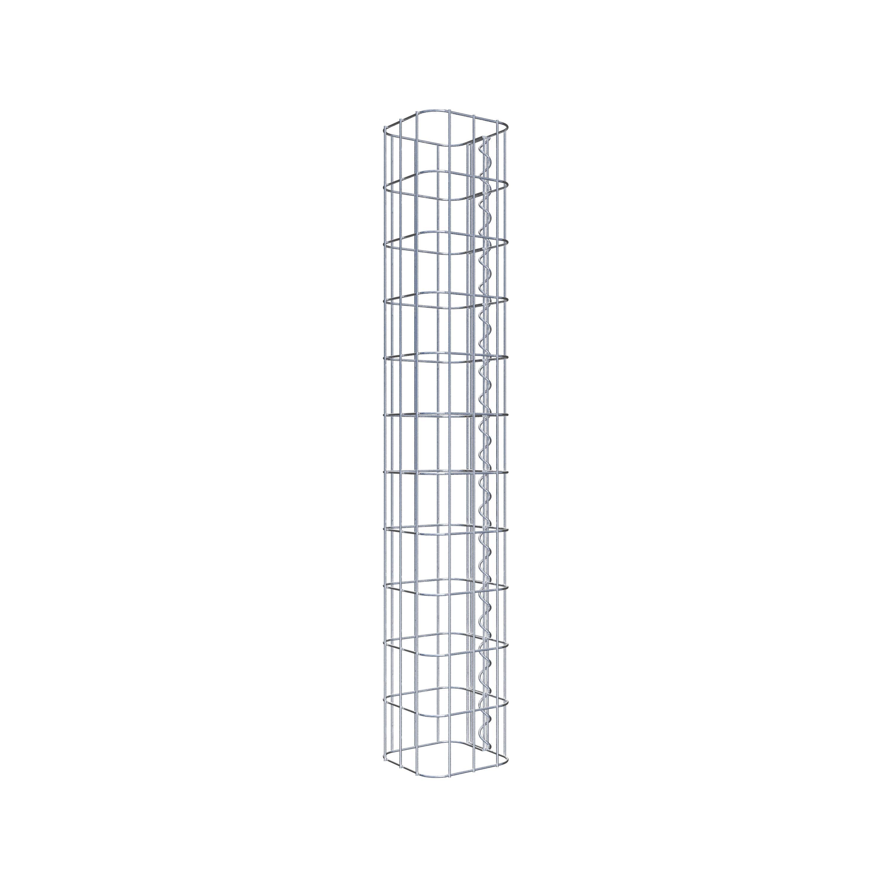 Colonne gabion 17 x 17 cm, MW 5 x 10 cm carré