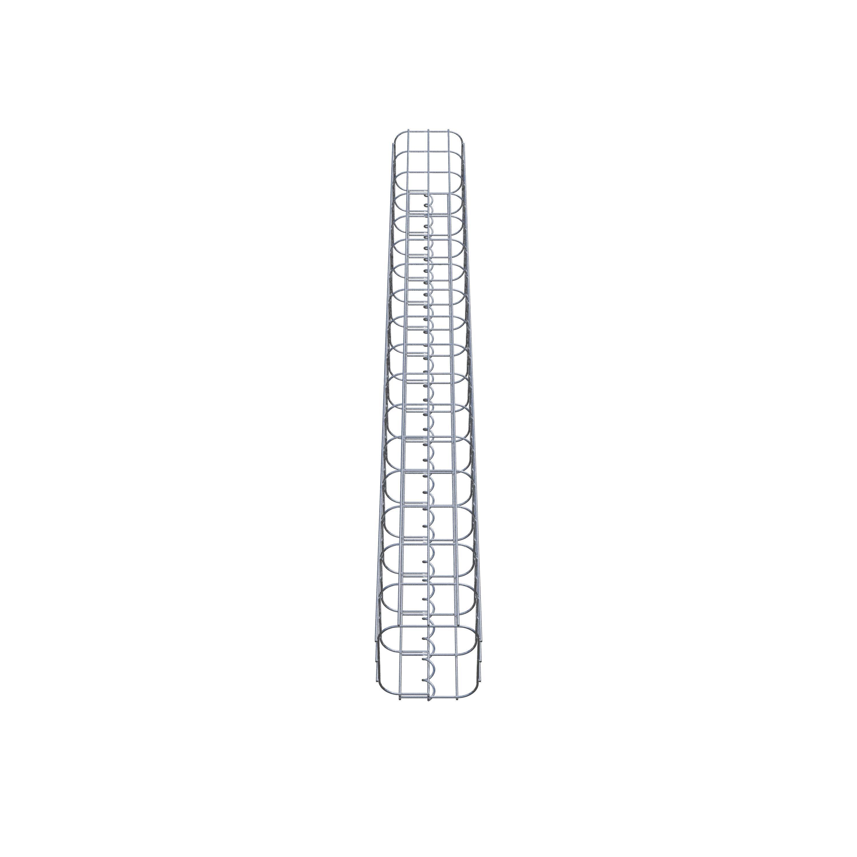 Colonne gabion 17 x 17 cm, MW 5 x 10 cm carré