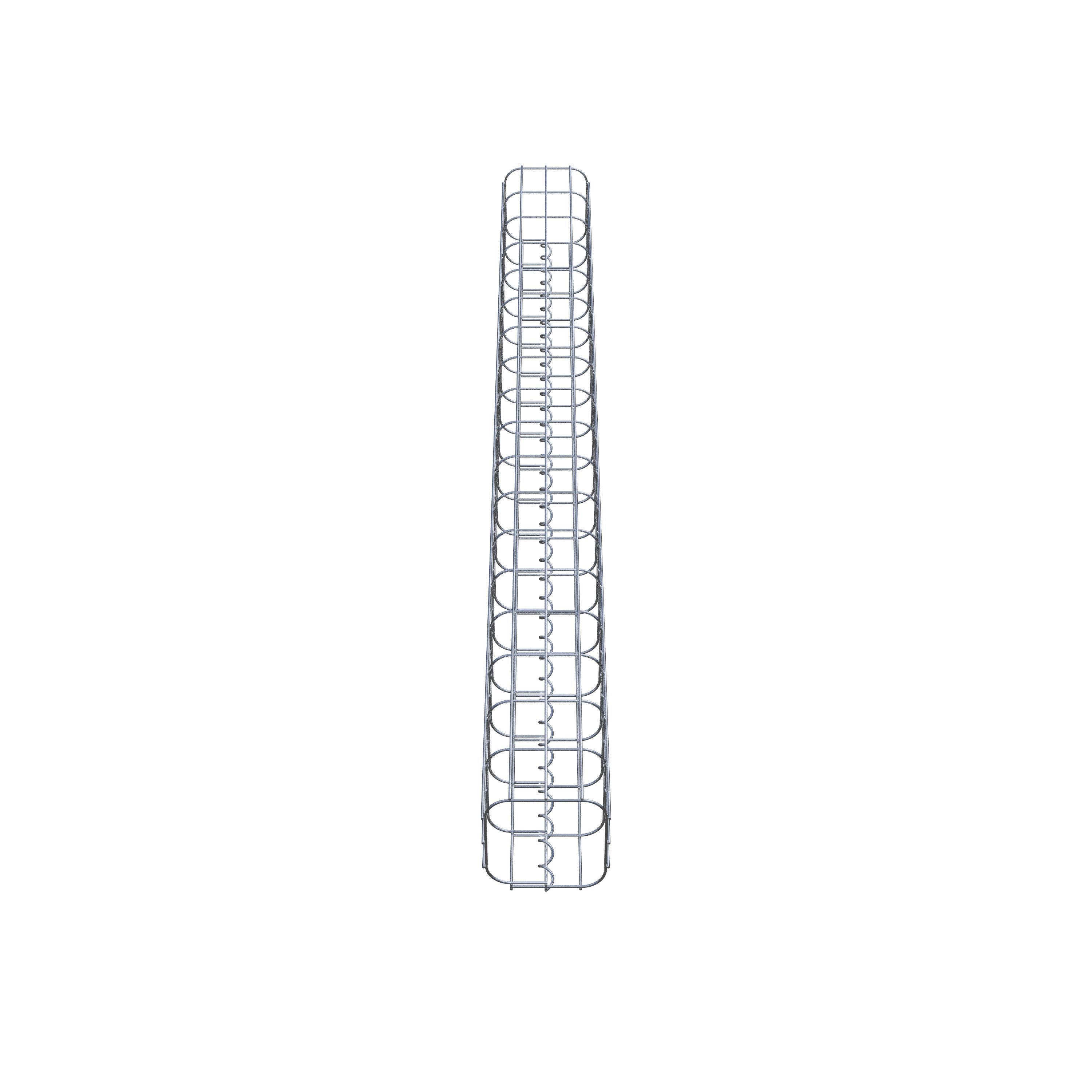 Colonne gabion 17 x 17 cm, MW 5 x 10 cm carré