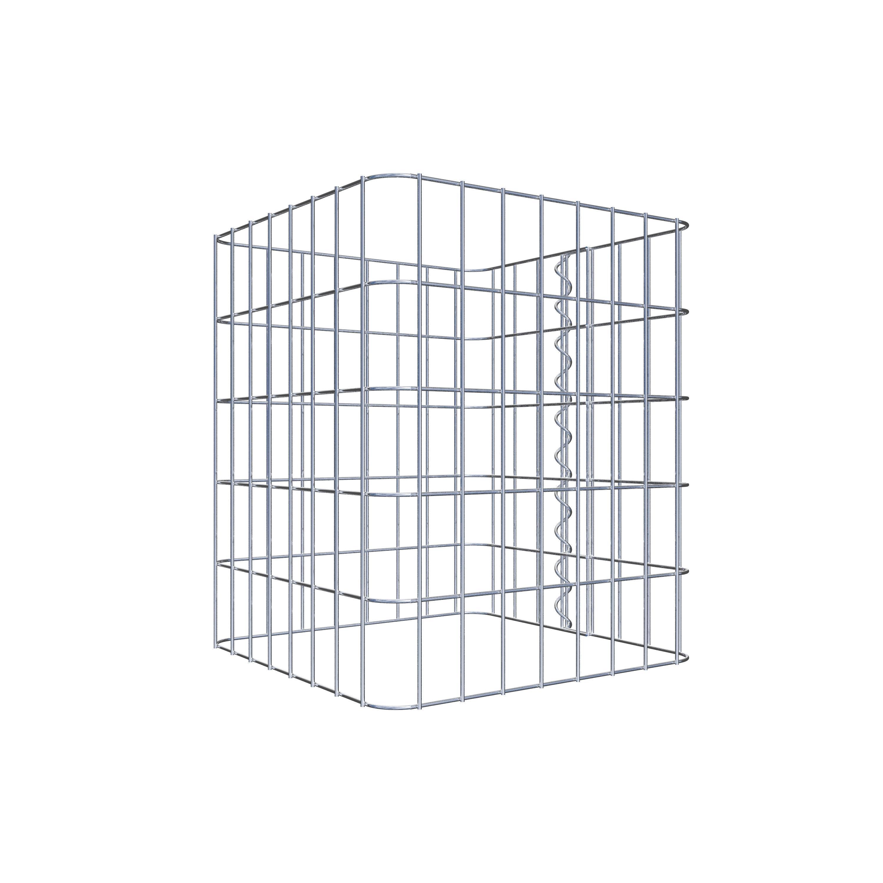 Colonne gabion 42 x 42 cm, MW 5 x 10 cm carré