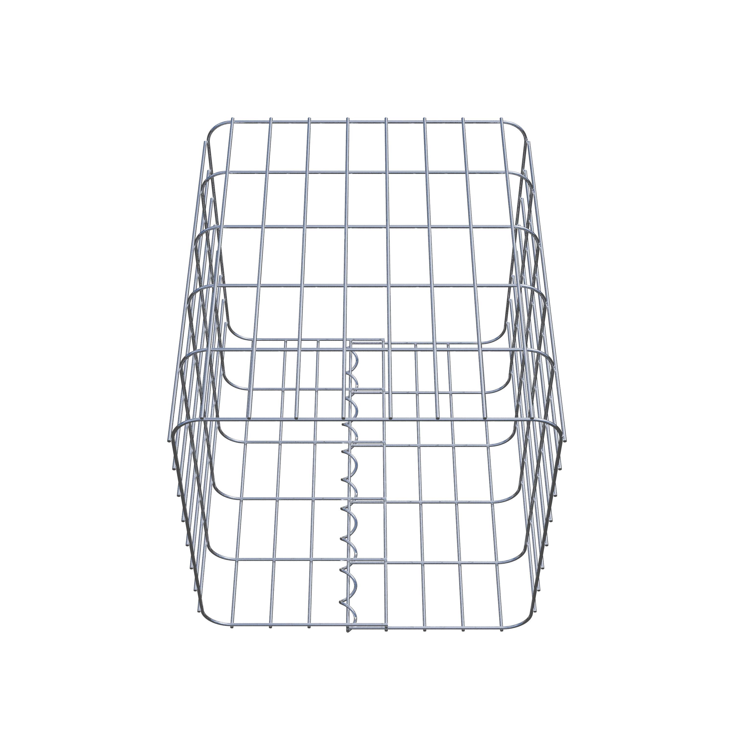 Colonne gabion 42 x 42 cm, MW 5 x 10 cm carré