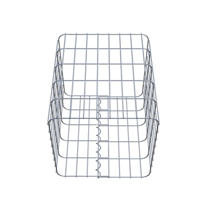 Colonne de gabion 42 x 42 cm, MW 5 x 10 cm carré