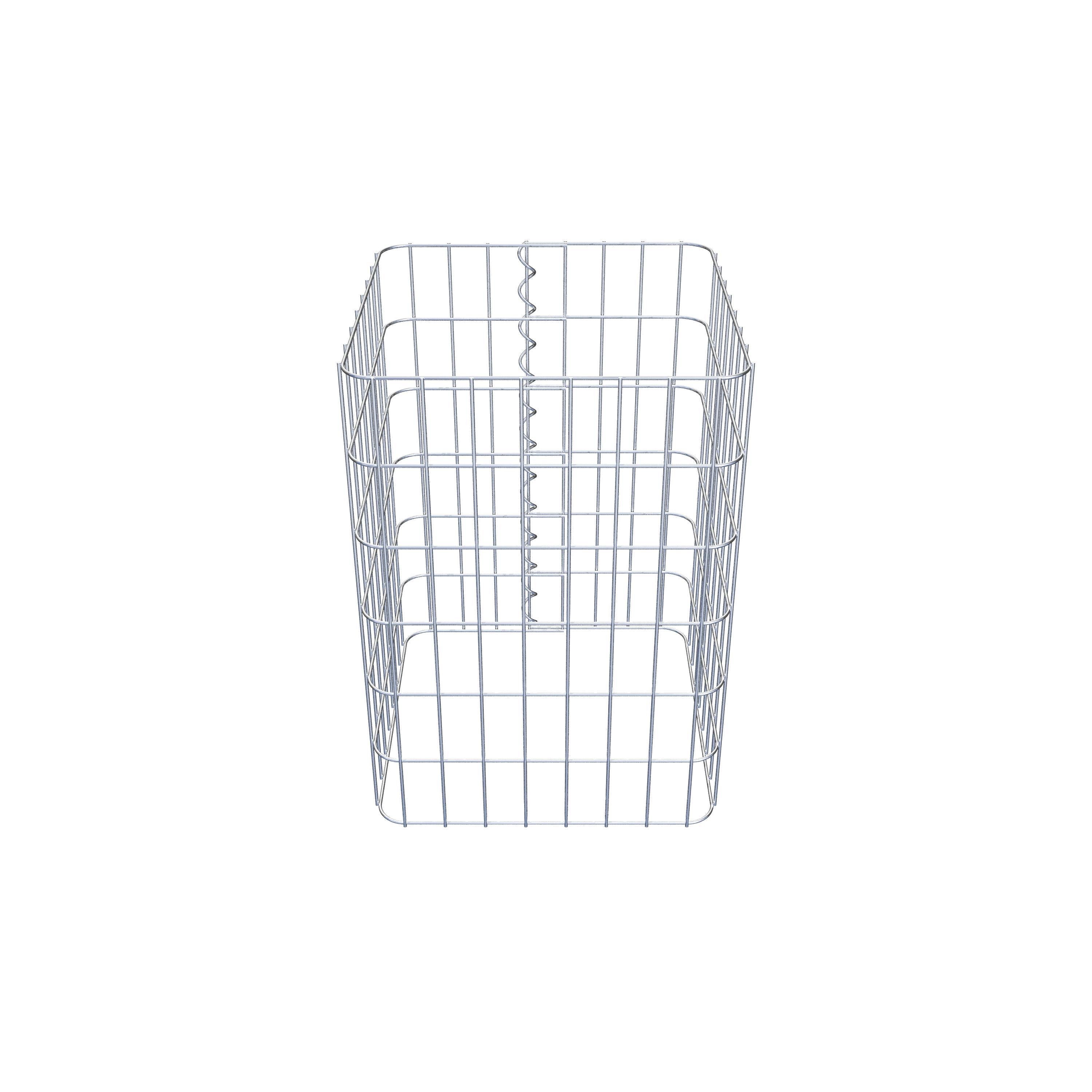 Colonne gabion 42 x 42 cm, MW 5 x 10 cm carré