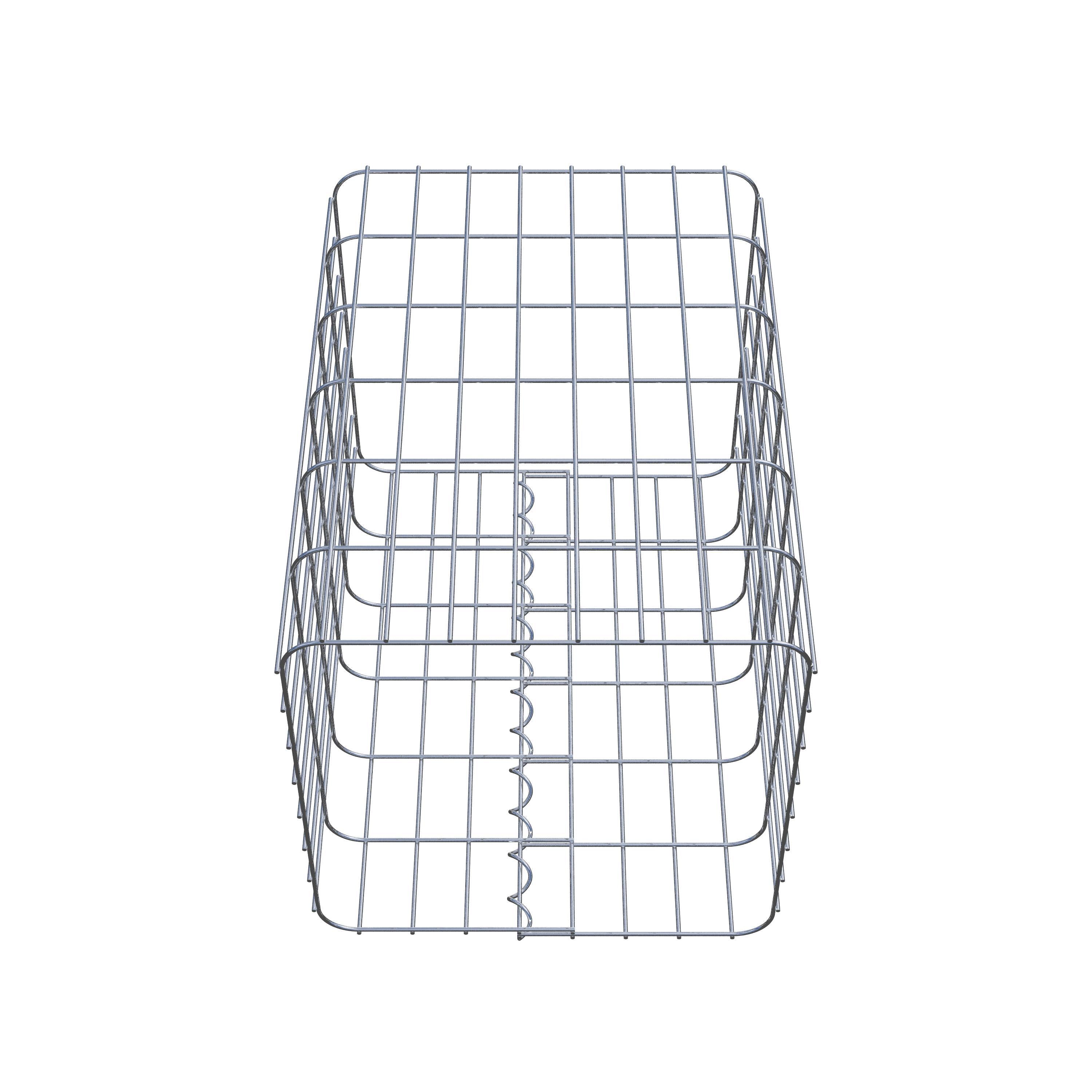 Colonne gabion 42 x 42 cm, MW 5 x 10 cm carré