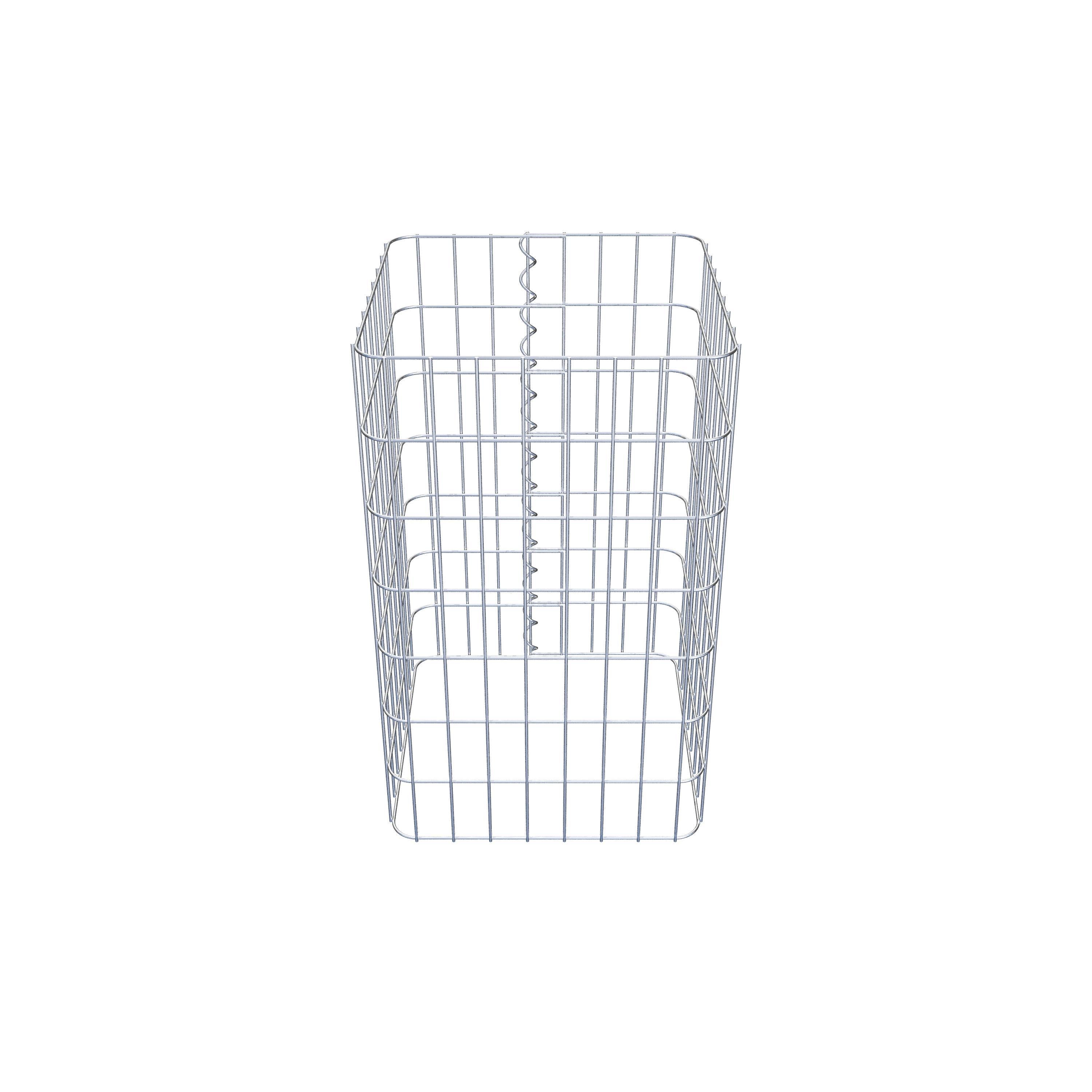 Colonne gabion 42 x 42 cm, MW 5 x 10 cm carré